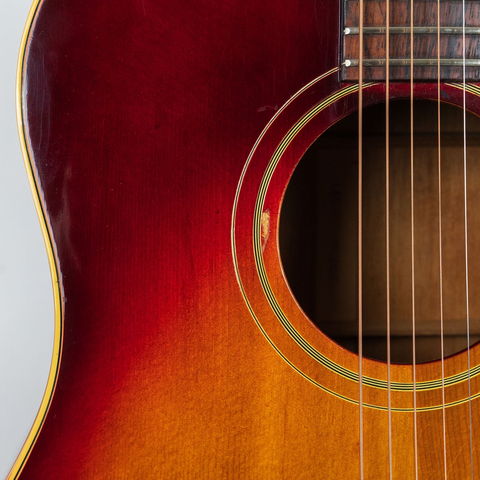Gibson 1963 J-45 Cherry Sunburst #119223