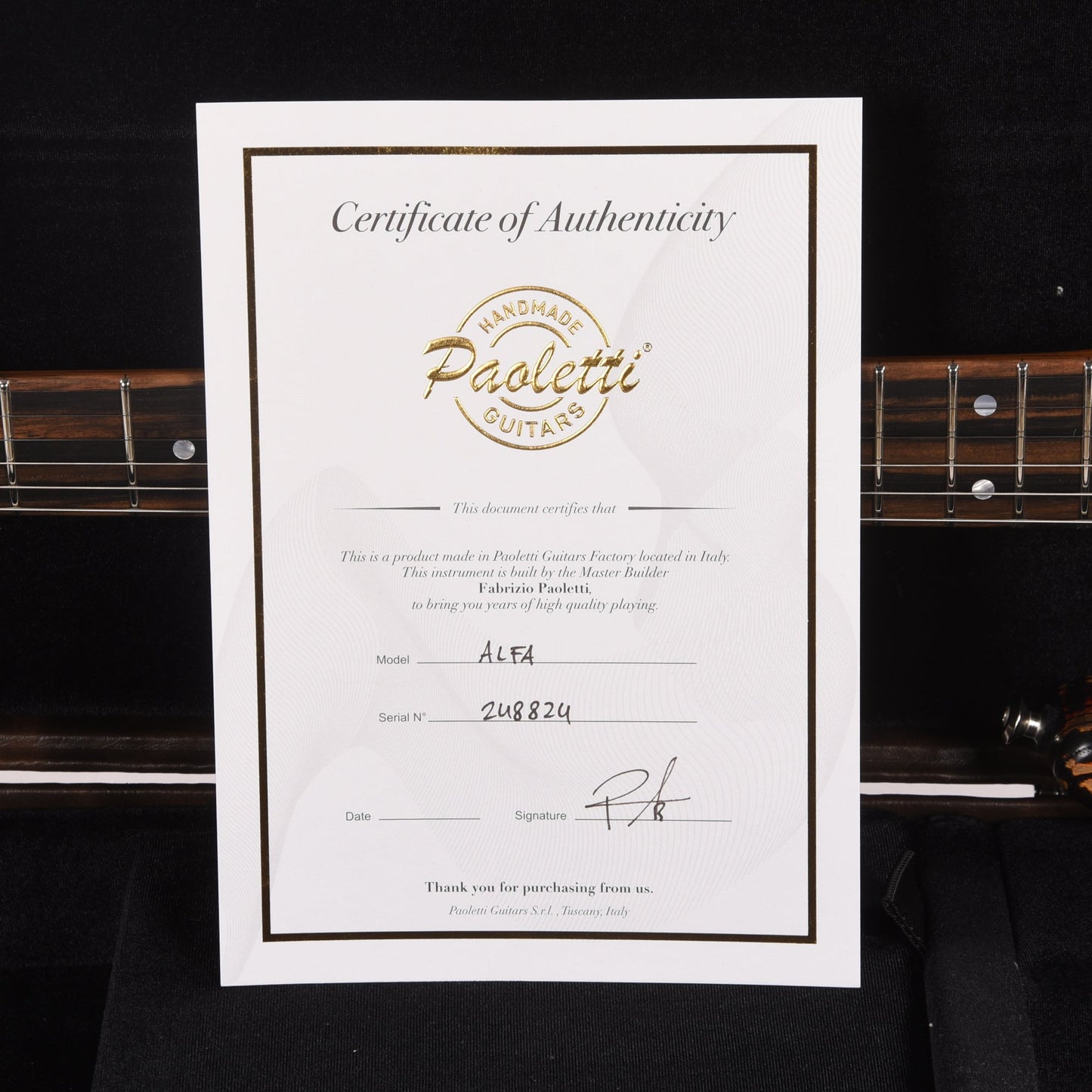 Paoletti Alfa Lounge Aged Chestnut Heavy Black Inferno
