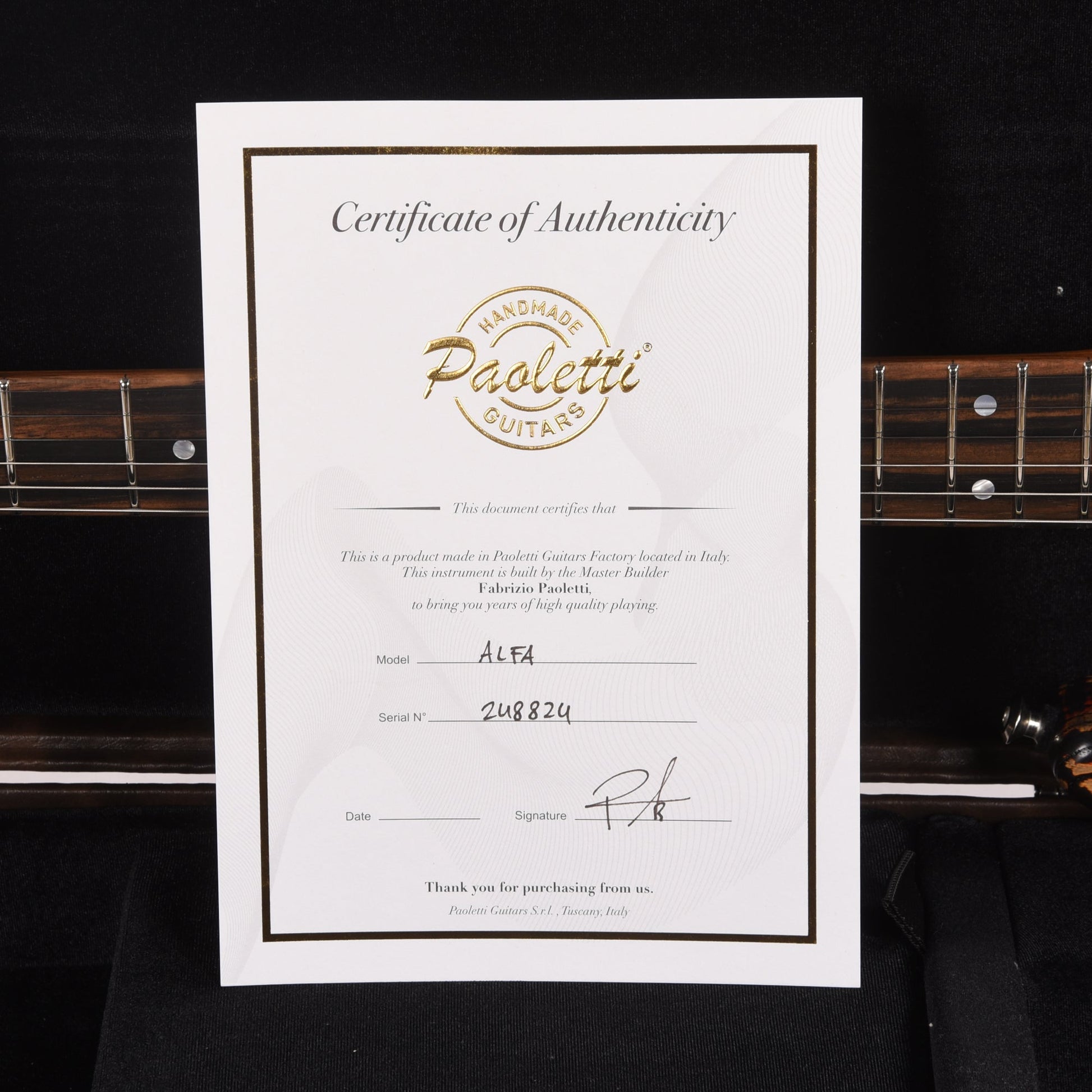Paoletti Alfa Lounge Aged Chestnut Heavy Black Inferno