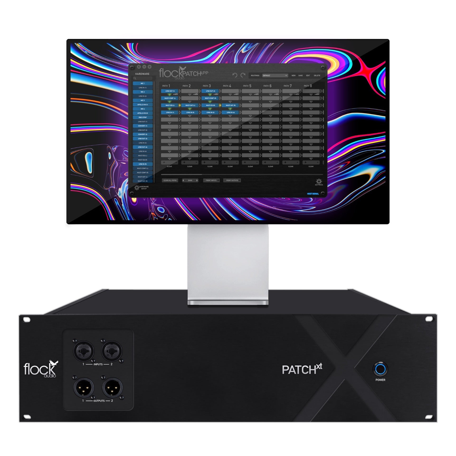 Flock Audio Patch XT 192 Point Digitally Controlled, Analog Patch Routing System