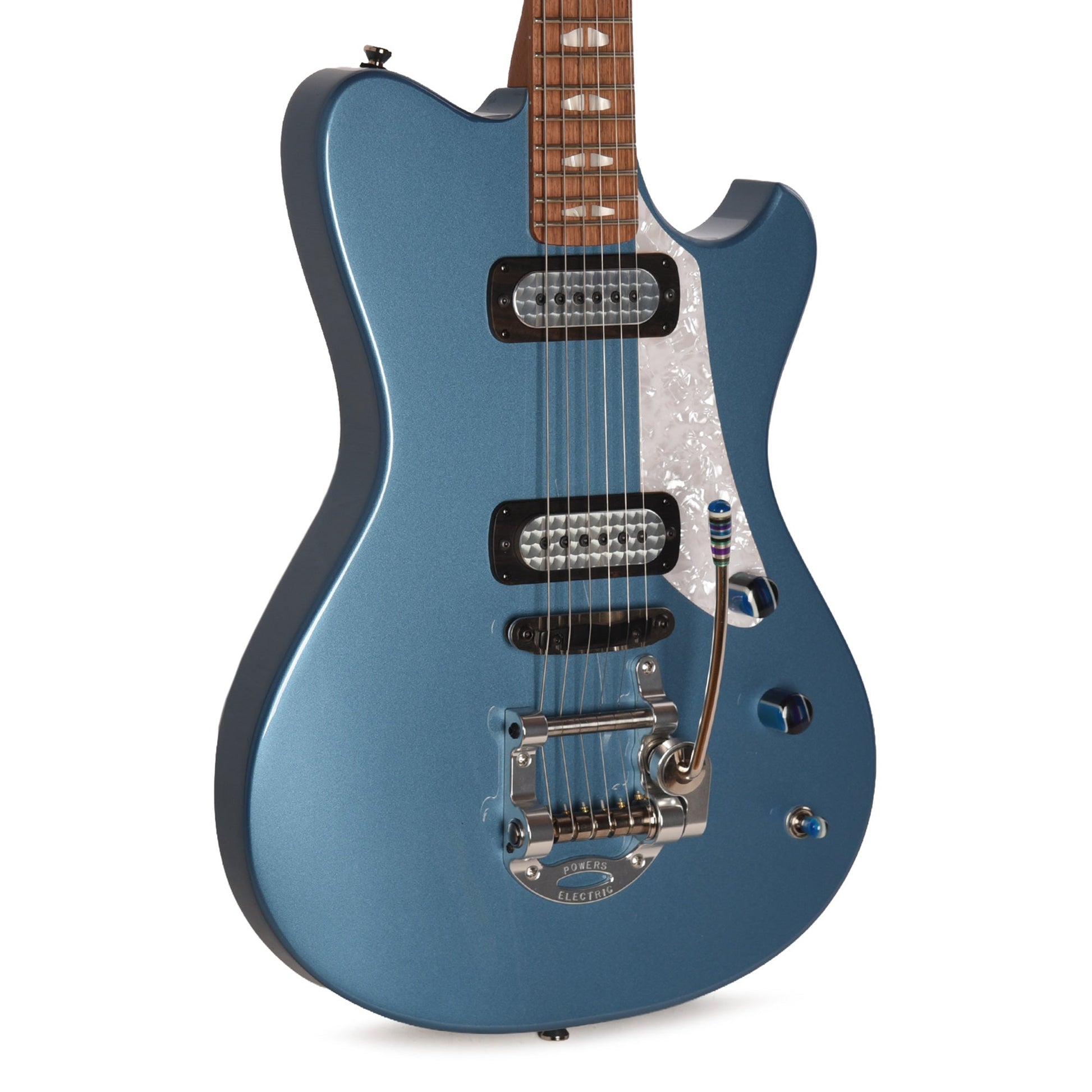 Powers Electric A-Type Pelham Blue w/FF42 Pickups