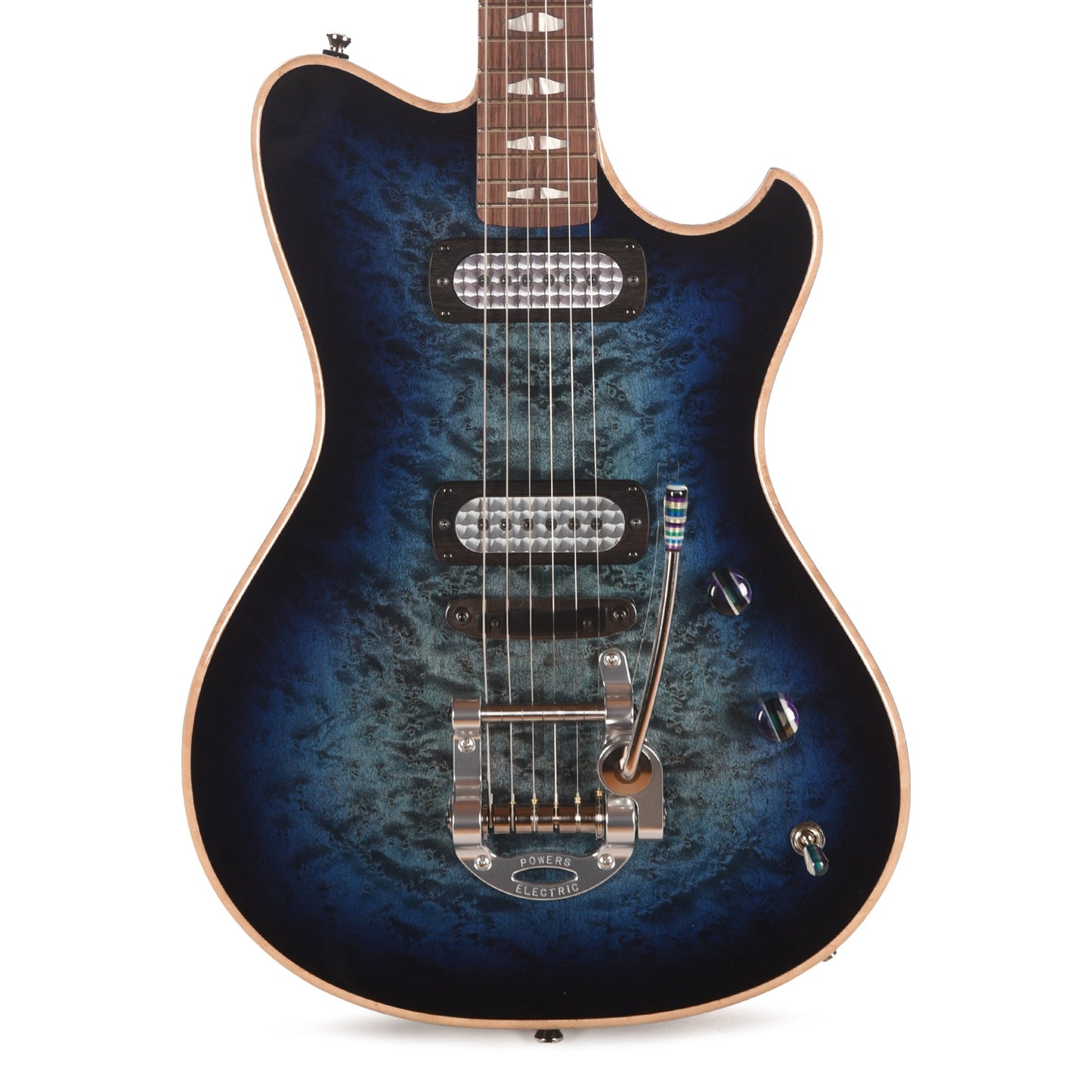 Powers Electric NAMM Exclusive A-Type Select Birdseye Maple Glacier Burst w/FF42 Pickups