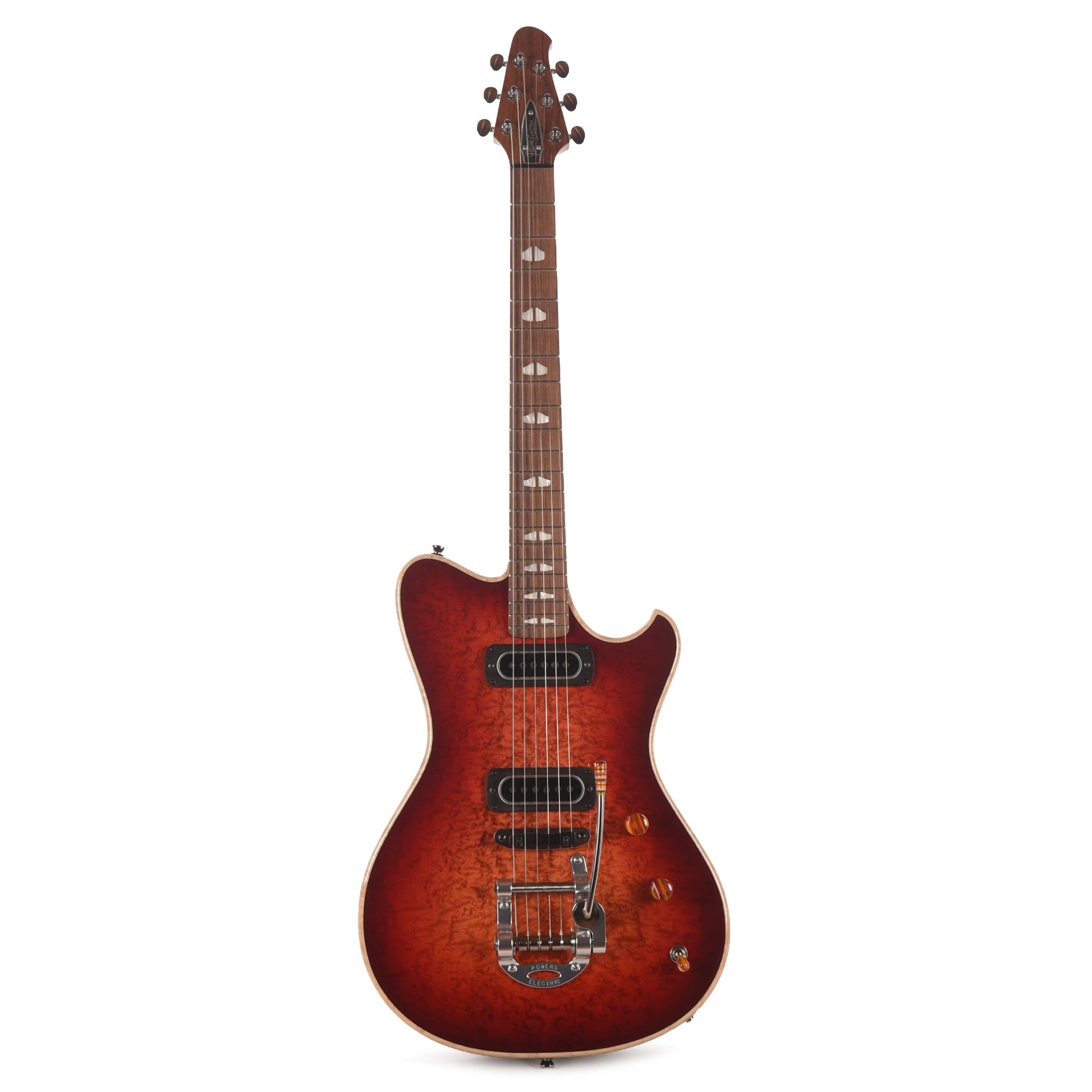 Powers Electric NAMM Exclusive A-Type Select Birdseye Maple Lava Burst w/PF42 Pickups