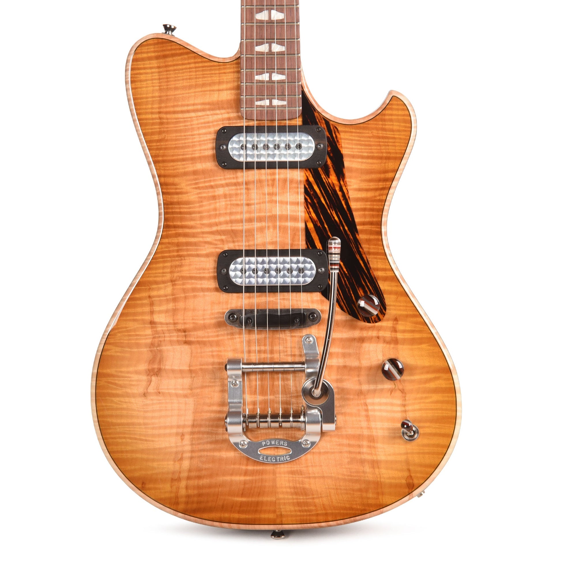 Powers Electric A-Type Select Flame Maple Antique Blonde w/FF42 Pickups