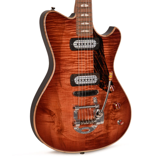 Powers Electric A-Type Select Flame Maple Cosmo Orange w/FF42 Pickups