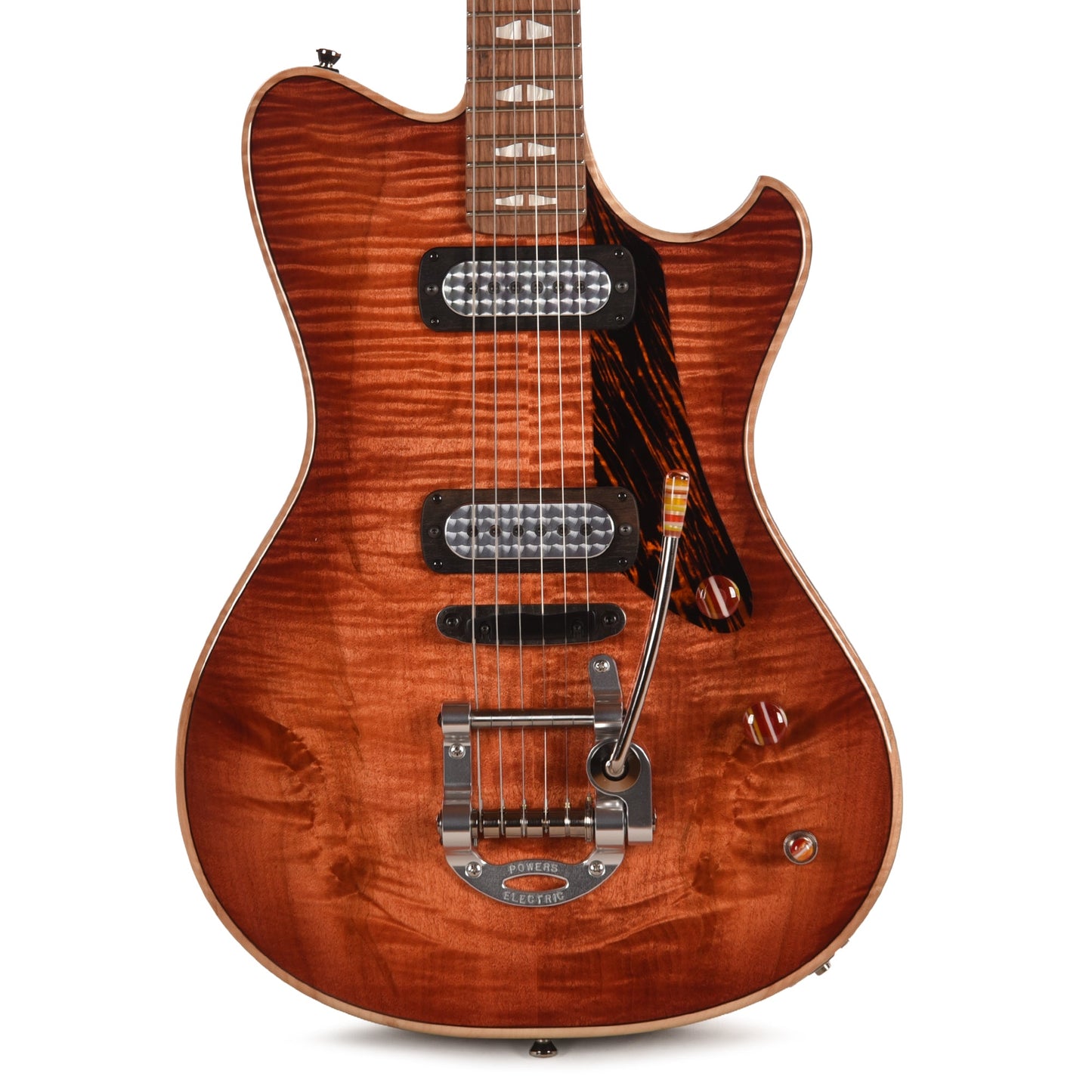 Powers Electric A-Type Select Flame Maple Cosmo Orange w/FF42 Pickups
