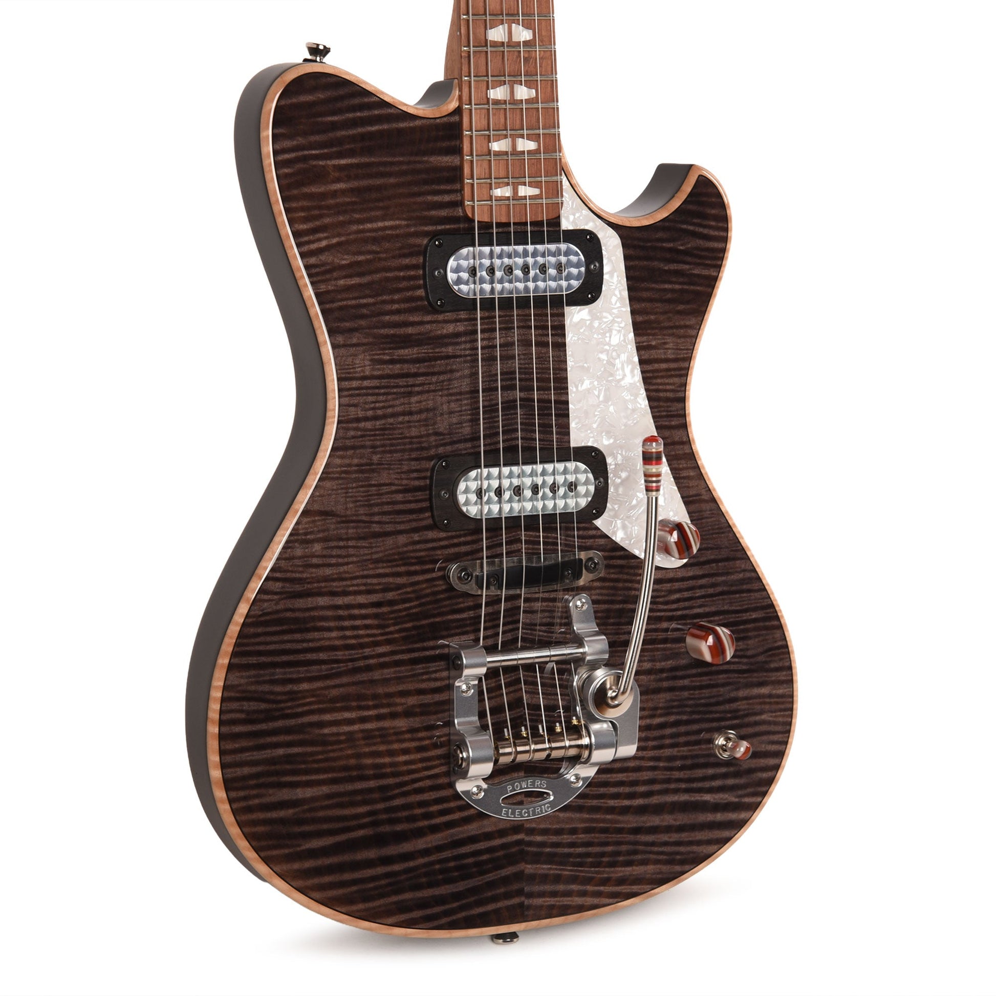 Powers Electric A-Type Select Flame Maple Custom Shark Grey w/FF42 Pickups