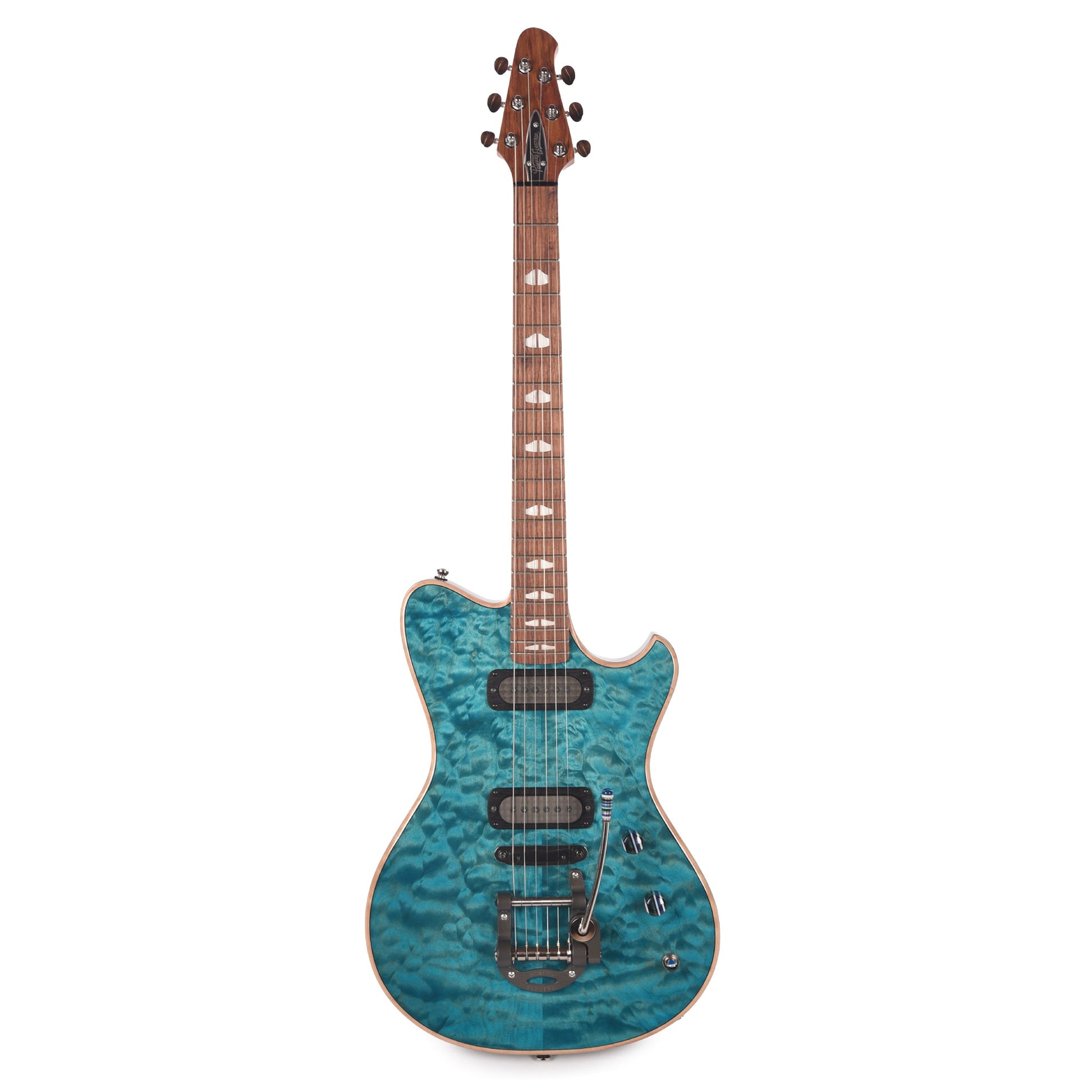 Powers Electric A-Type Select Quilt Maple Custom Koi Blue w/FF42 Pickups