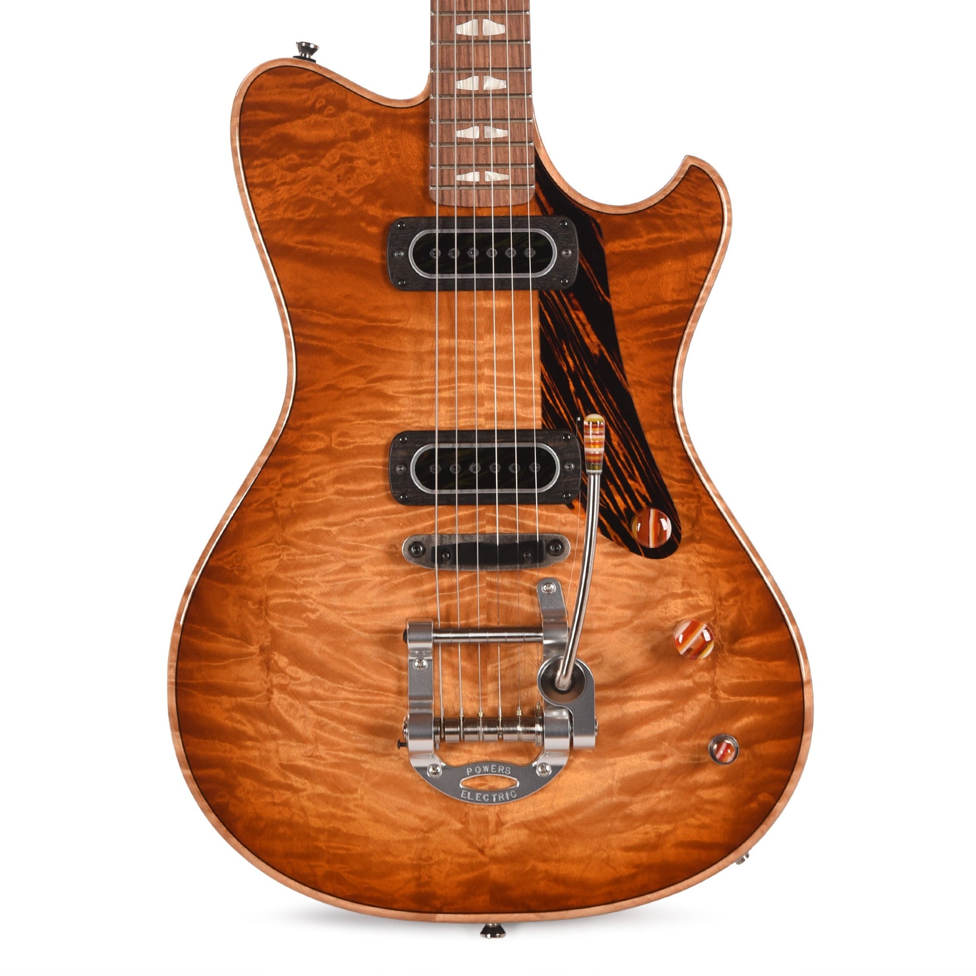 Powers Electric A-Type Select Quilt Maple Wild Honey Burst w/PF42 Pickups