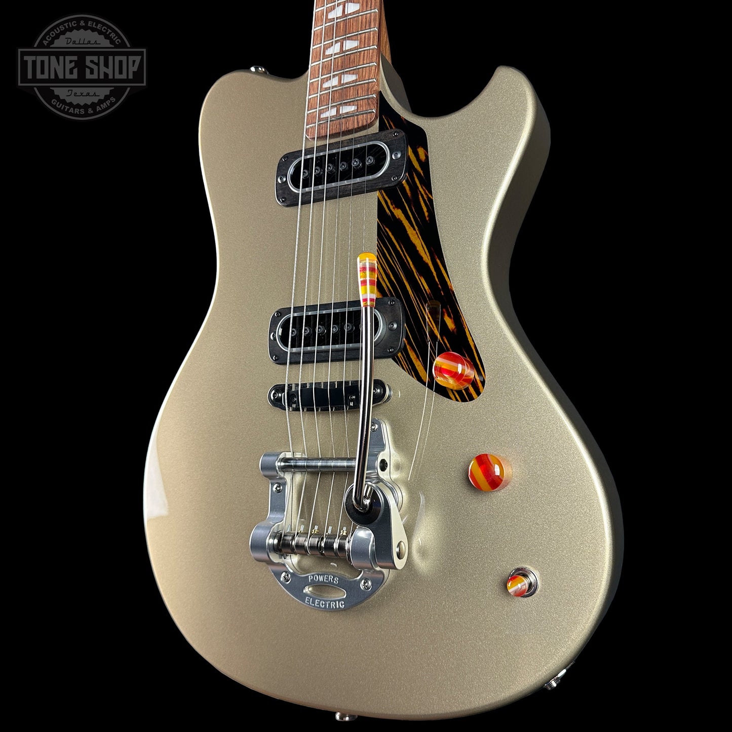 Powers Electric A-Type Sandalwood Tan PF42 CamTail w/softcase