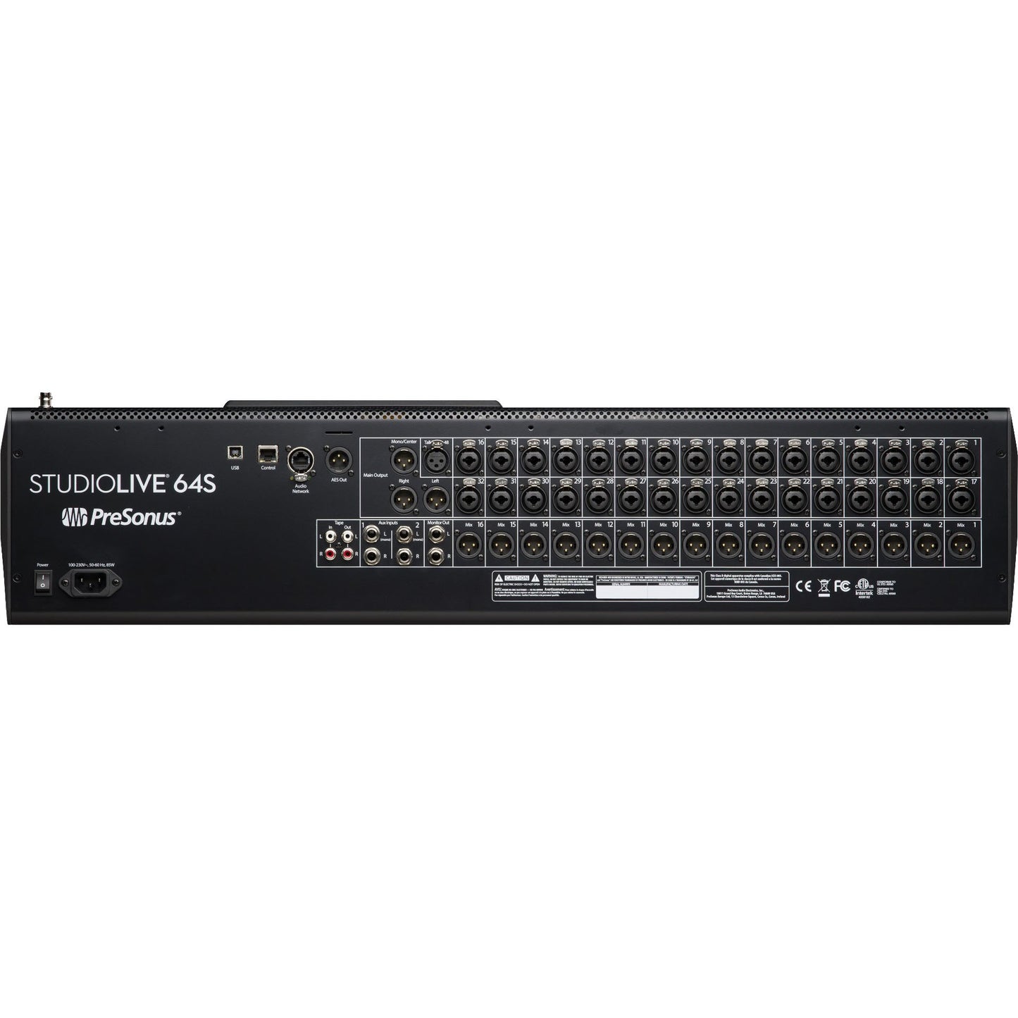PreSonus StudioLive 64S 64-channel Digital Mixer & USB Audio Interface