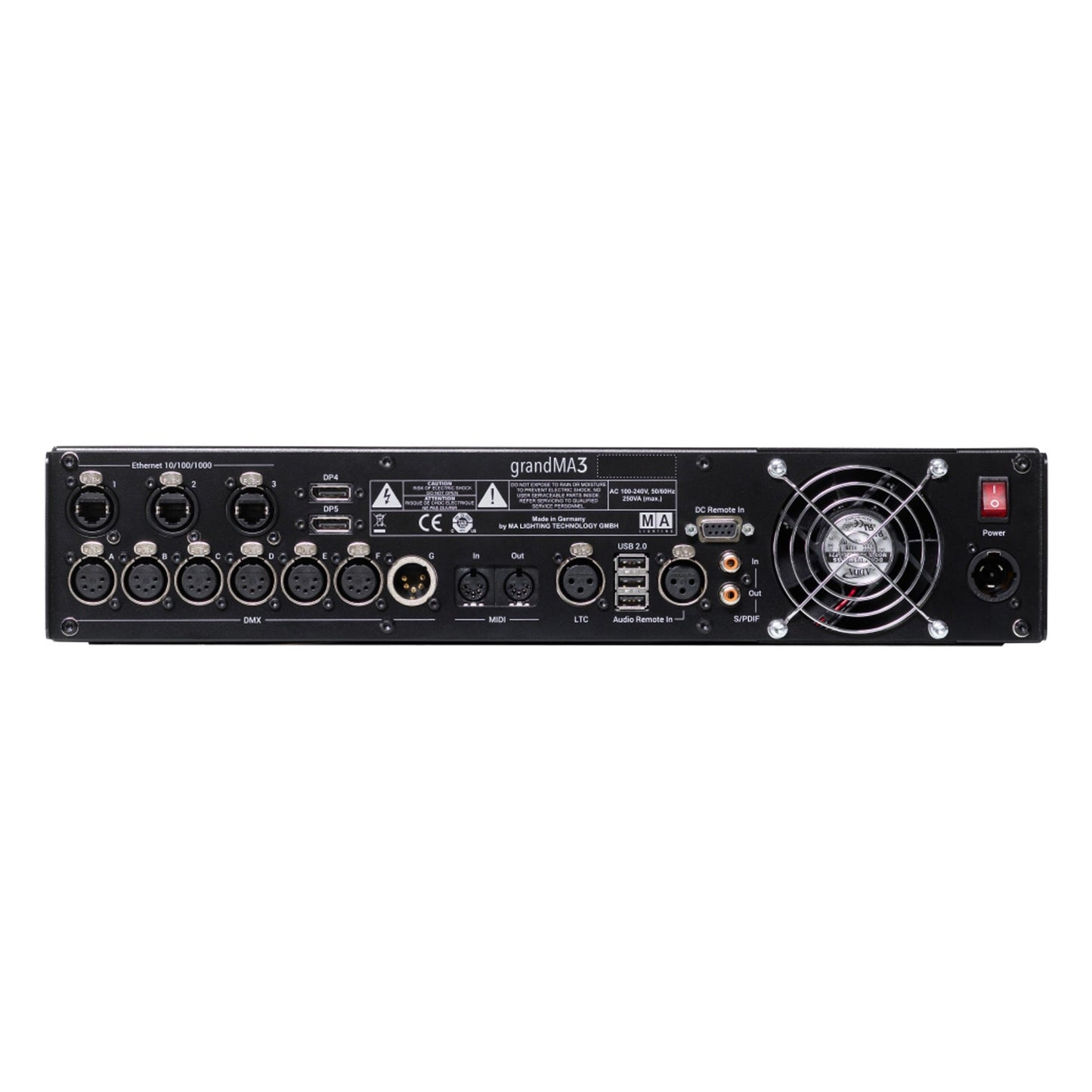 MA Lighting MA grandMA3 Replay Unit – 4,096 Parameter Rack-Mount Controller