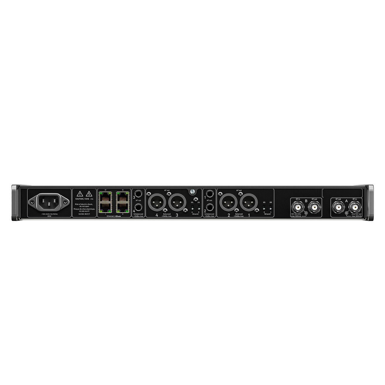Sennheiser EW-DX EM 4 DANTE - 4-Channel Rackmount Receiver (S1-10)