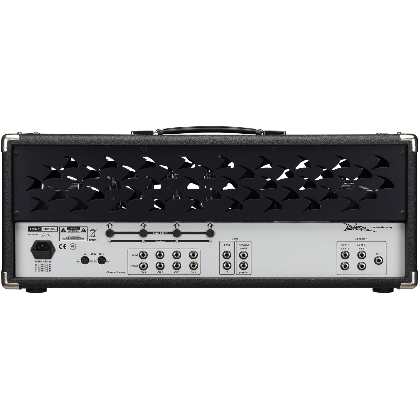 Diezel VH4 100-Watt - 4 Channel All Tube Head Amplifier