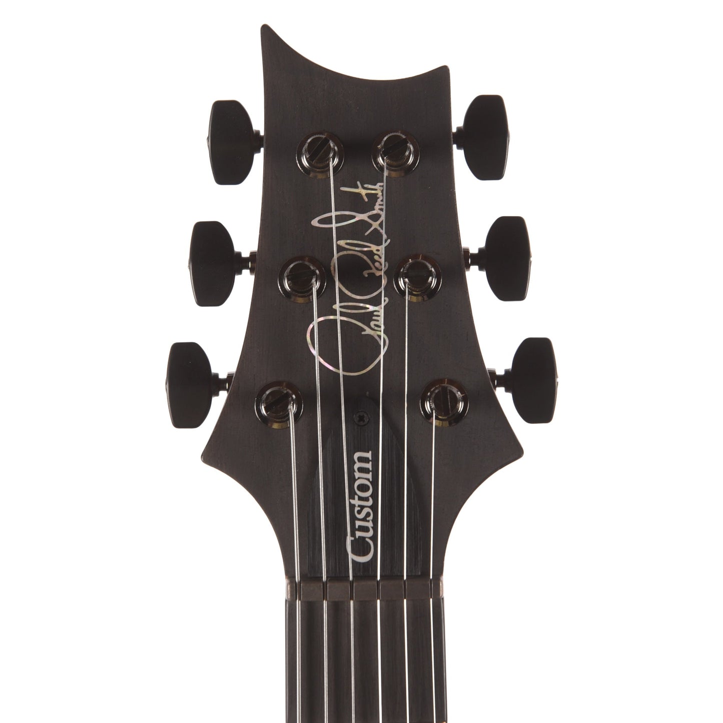 PRS Custom 24 Semi-Hollow Artist Flame Maple Top Awabi Birds Private Stock Faded Indigo w/Natural Back