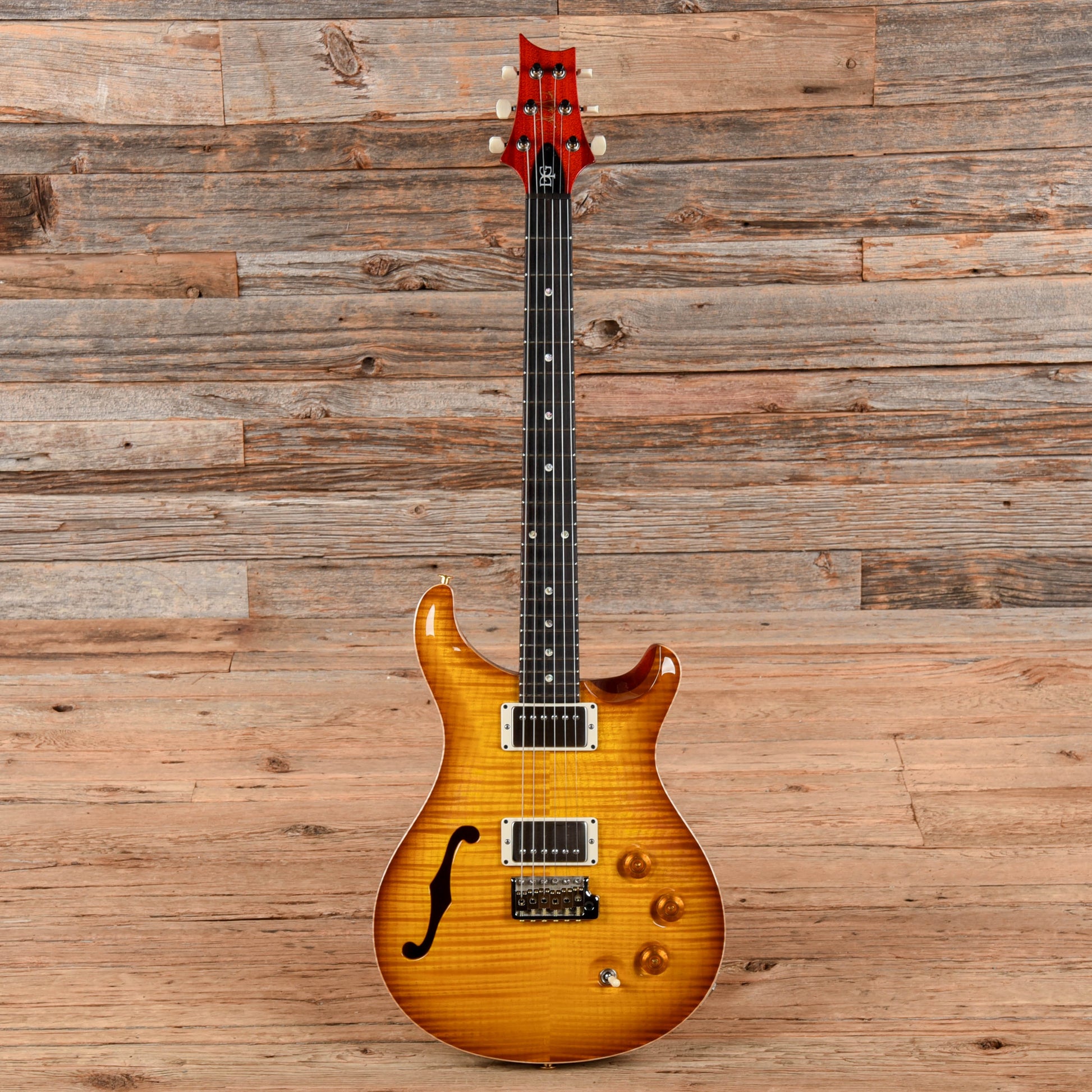 PRS DGT Semi-Hollow David Grissom Tremolo Signature McCarty Sunburst 2024