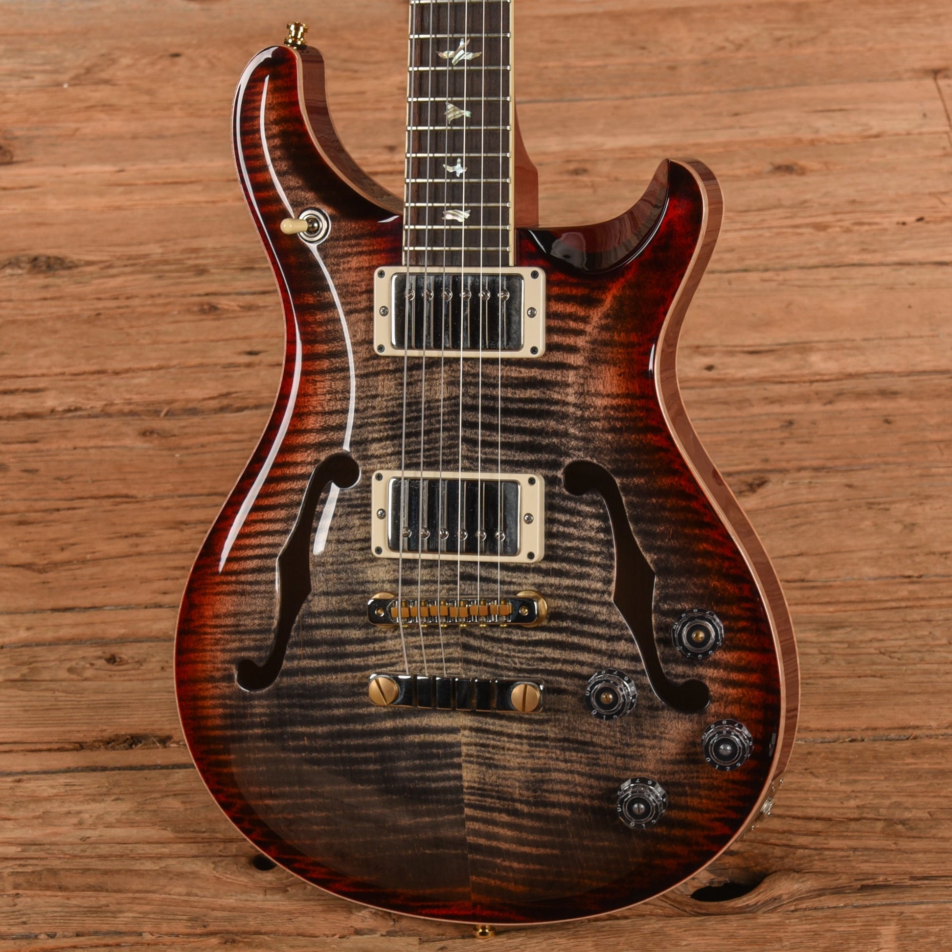 PRS McCarty 594 Hollowbody II 10-Top Charcoal Cherry Burst 2019
