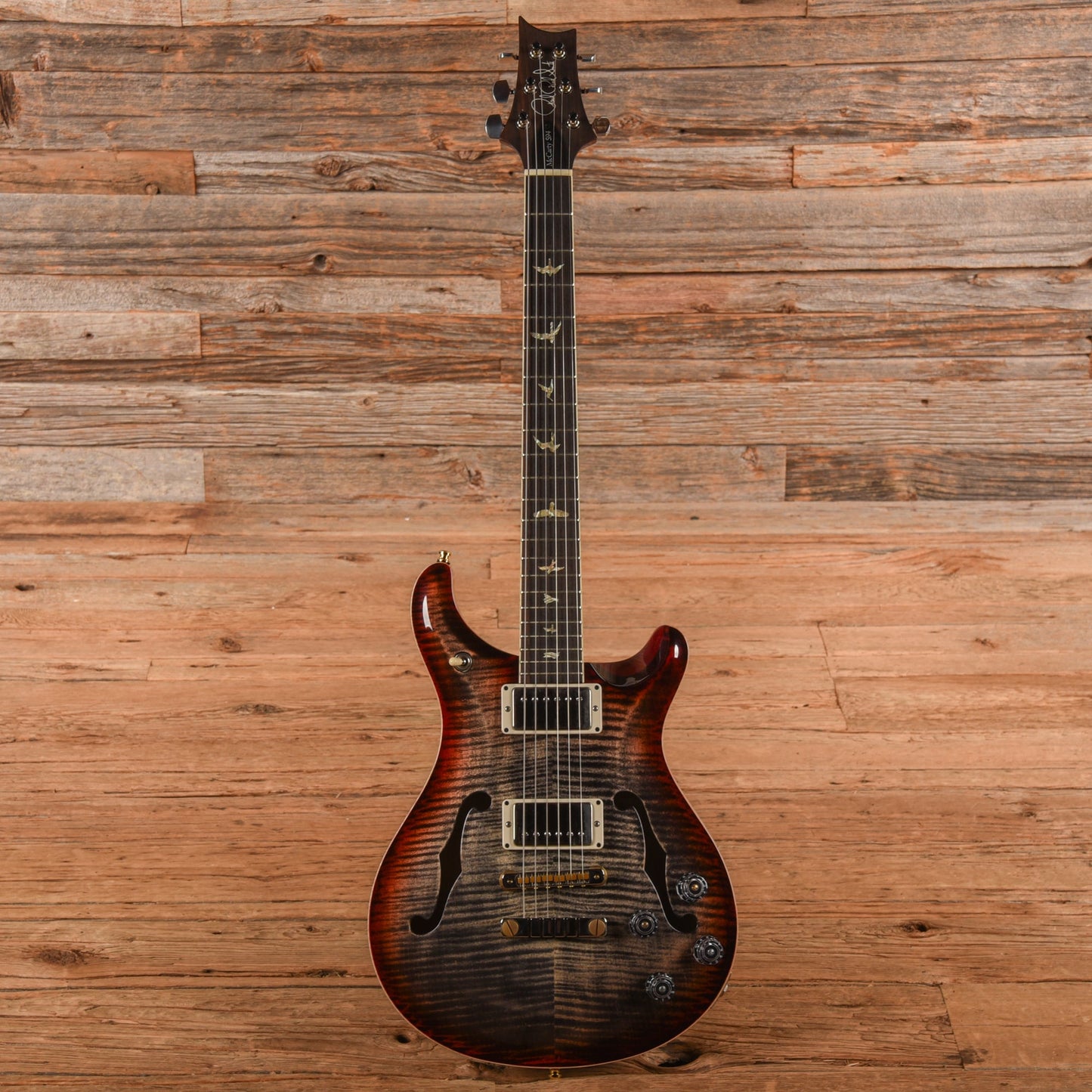 PRS McCarty 594 Hollowbody II 10-Top Charcoal Cherry Burst 2019