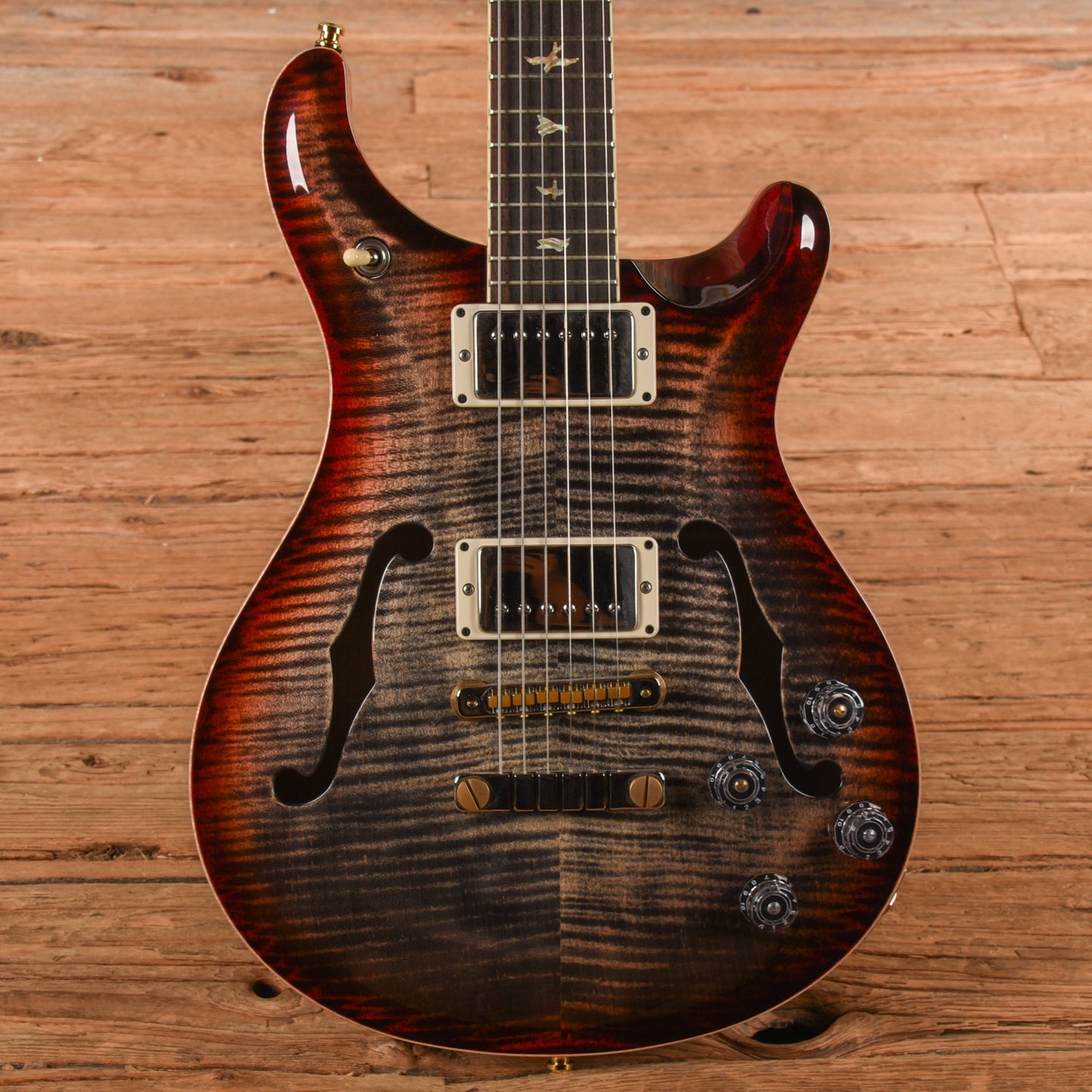 PRS McCarty 594 Hollowbody II 10-Top Charcoal Cherry Burst 2019
