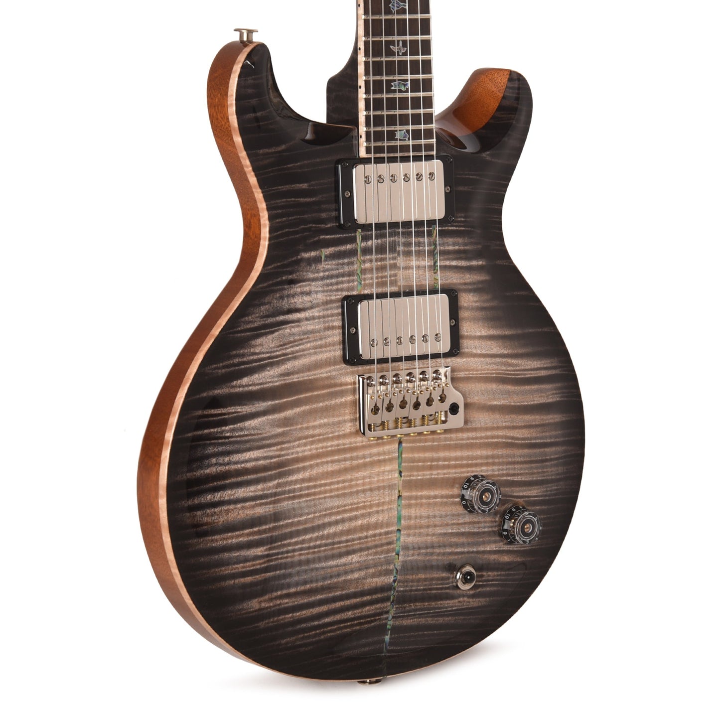 PRS Private Stock #12223 Santana Retro 594 Curly Maple/African Mahogany Frost Bite Glow w/White Wash Back