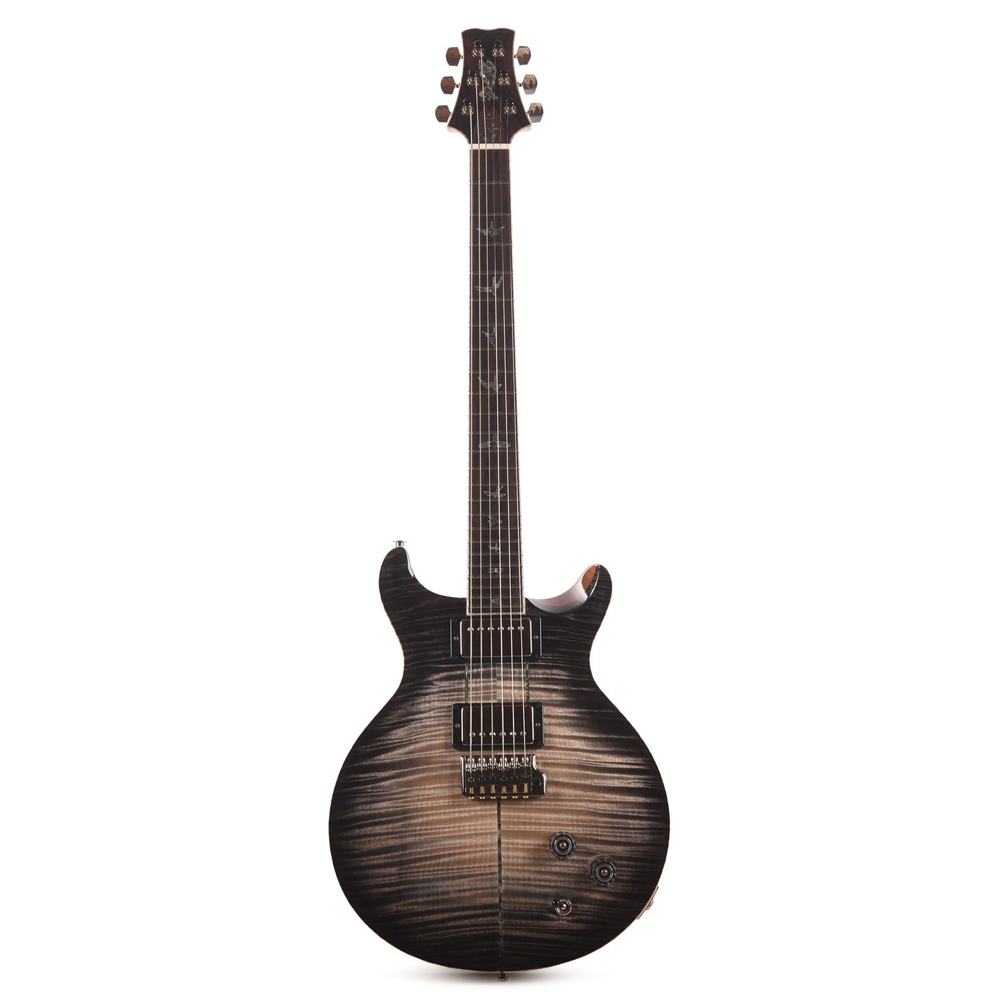 PRS Private Stock #12223 Santana Retro 594 Curly Maple/African Mahogany Frost Bite Glow w/White Wash Back