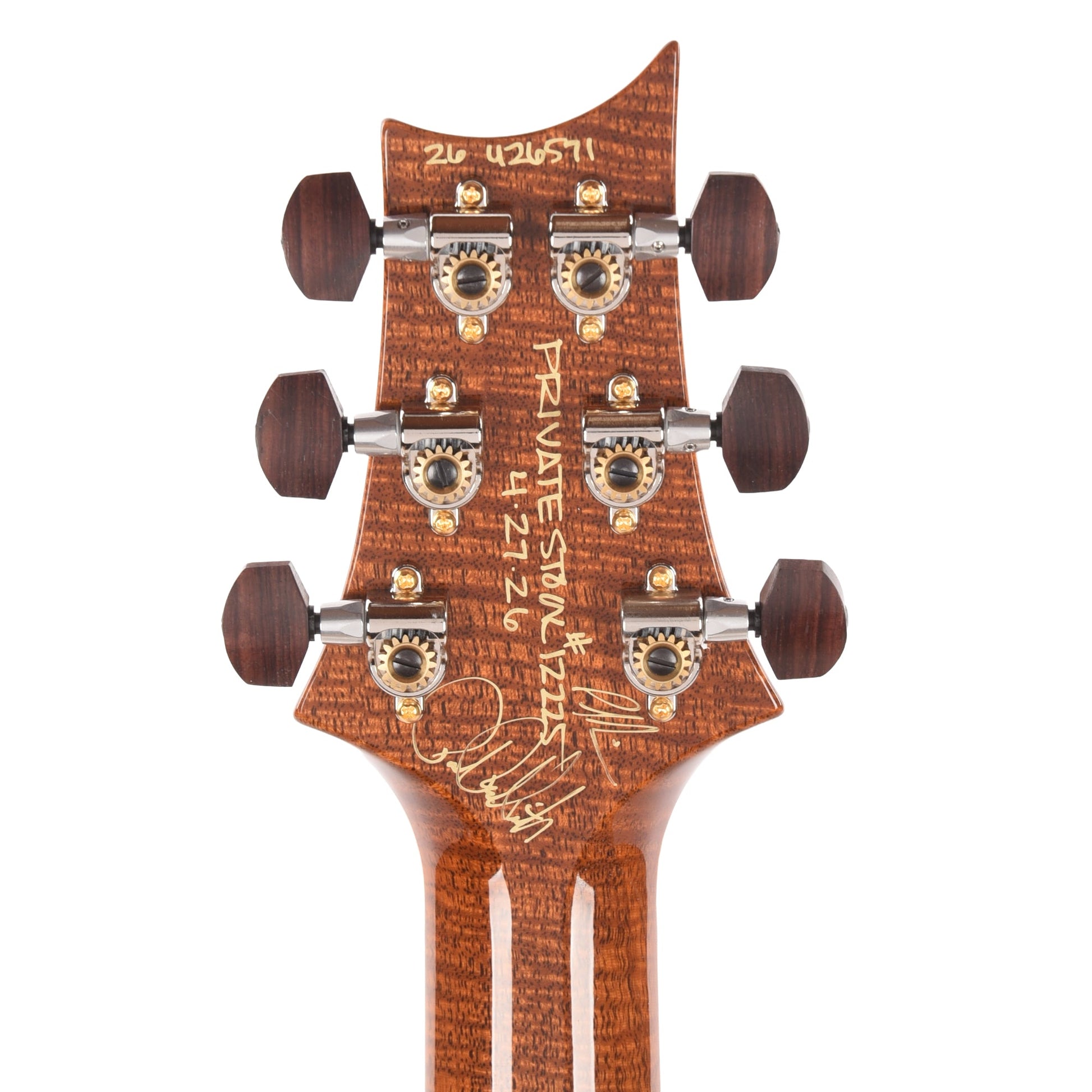 PRS Private Stock #12225 Custom 24-08 Semi-Hollow One-Piece Birdseye Maple/Mahogany Electric Tiger Glow