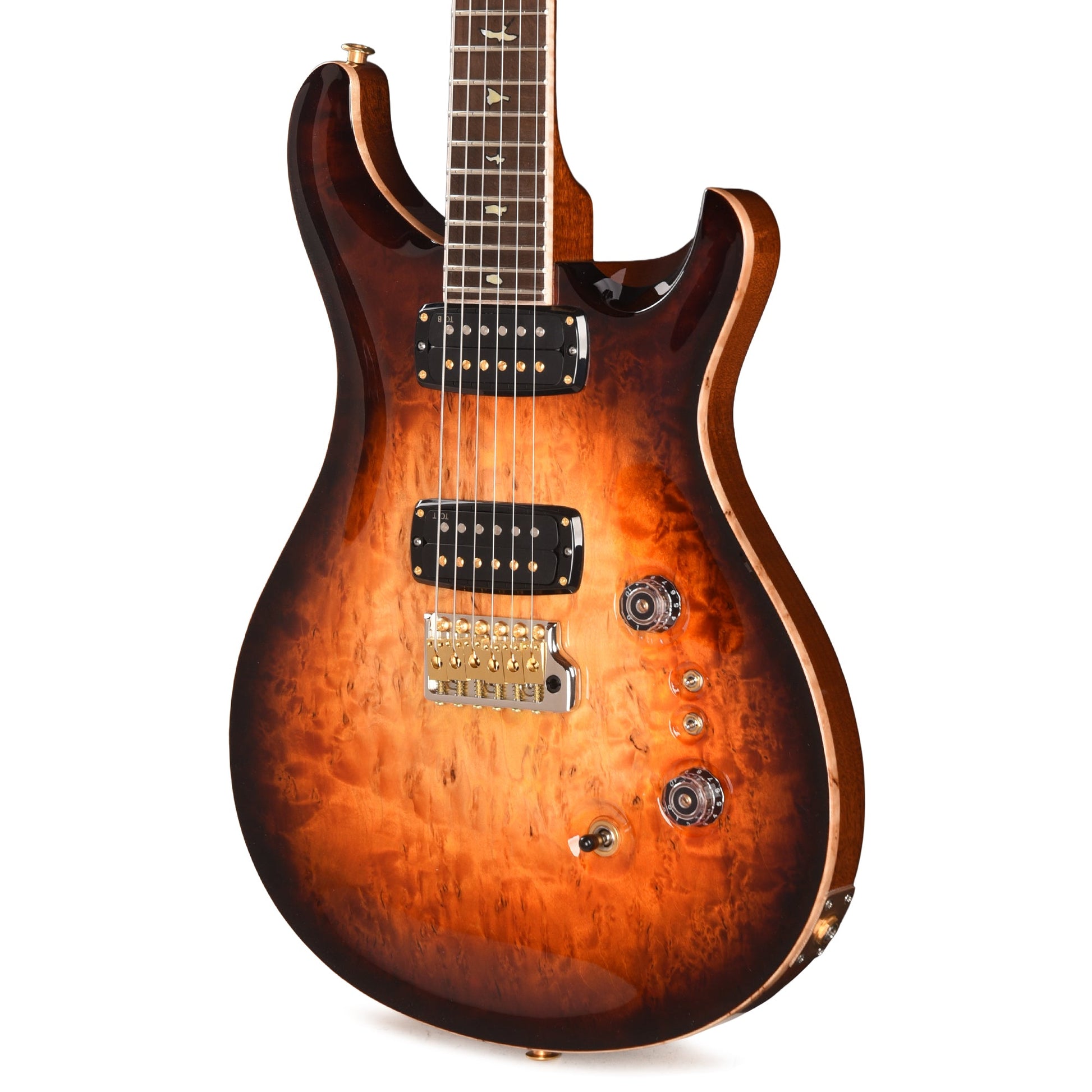 PRS Private Stock #12225 Custom 24-08 Semi-Hollow One-Piece Birdseye Maple/Mahogany Electric Tiger Glow