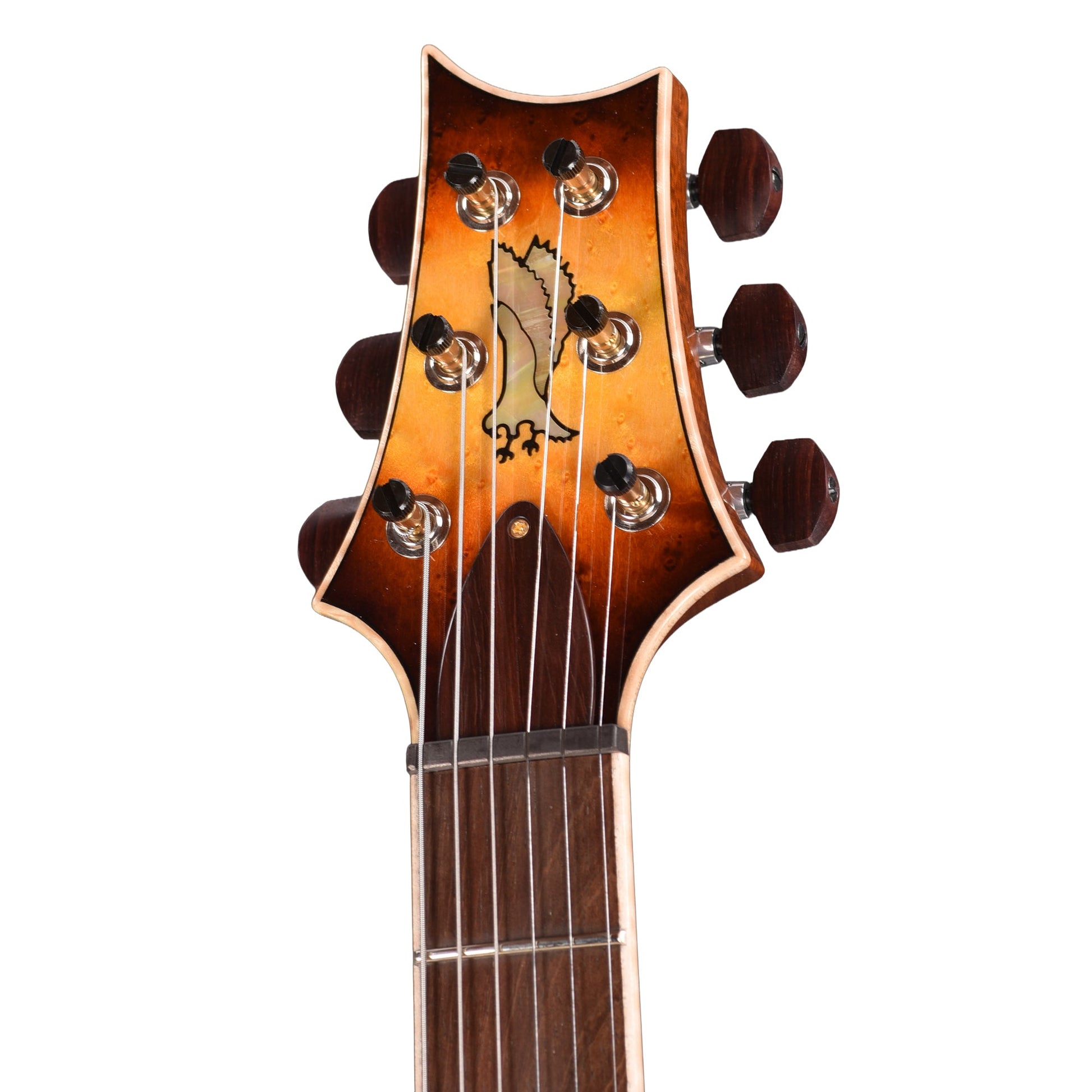 PRS Private Stock #12225 Custom 24-08 Semi-Hollow One-Piece Birdseye Maple/Mahogany Electric Tiger Glow