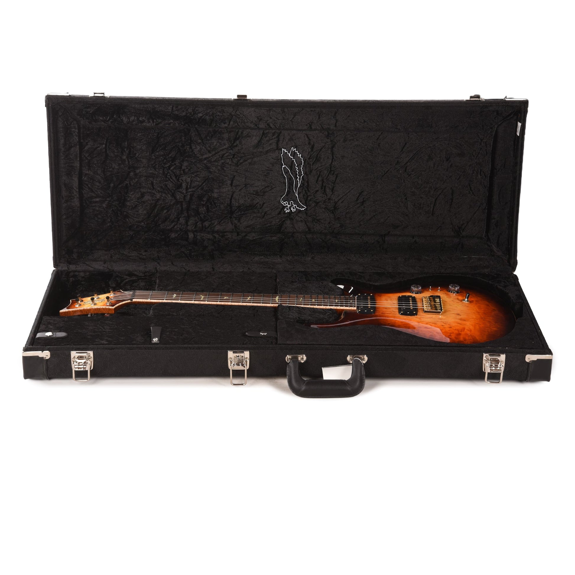 PRS Private Stock #12225 Custom 24-08 Semi-Hollow One-Piece Birdseye Maple/Mahogany Electric Tiger Glow