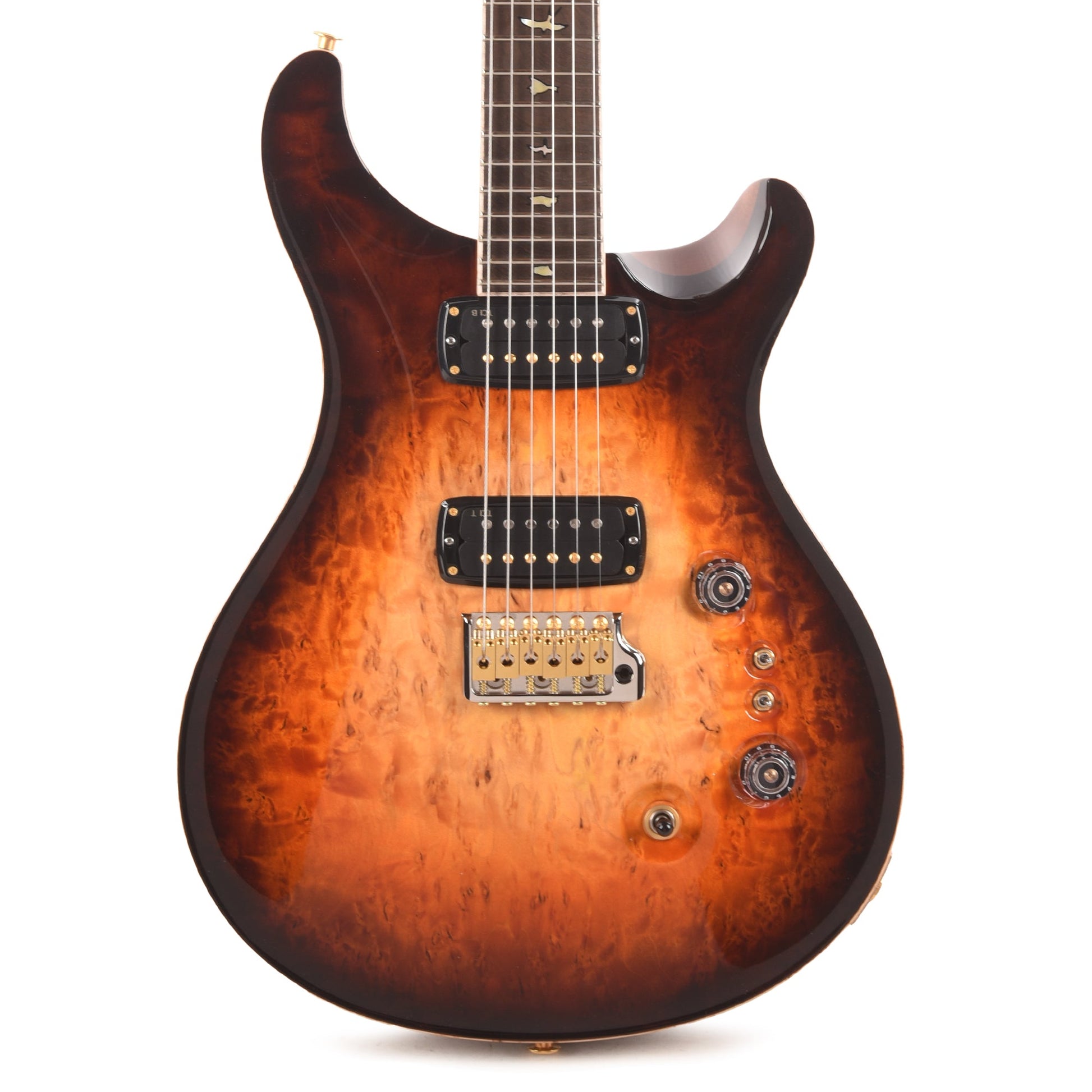 PRS Private Stock #12225 Custom 24-08 Semi-Hollow One-Piece Birdseye Maple/Mahogany Electric Tiger Glow