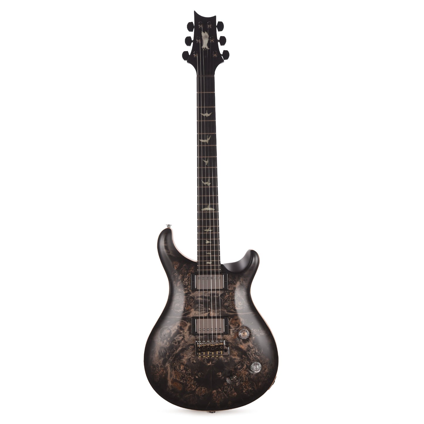 PRS Private Stock #12226 McCarty Tremolo Maple Burl/Black Limba Charcoal Satin Burst w/Macassar Ebony Neck