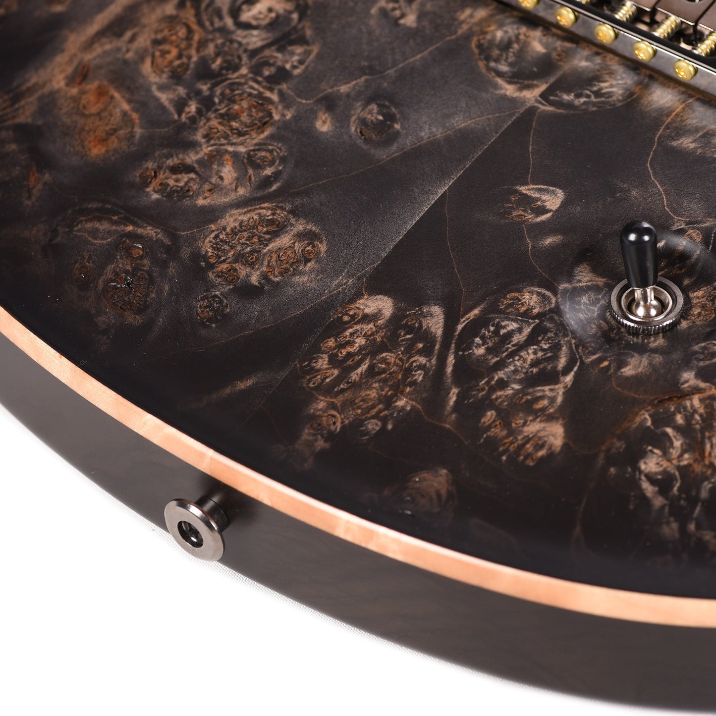 PRS Private Stock #12226 McCarty Tremolo Maple Burl/Black Limba Charcoal Satin Burst w/Macassar Ebony Neck