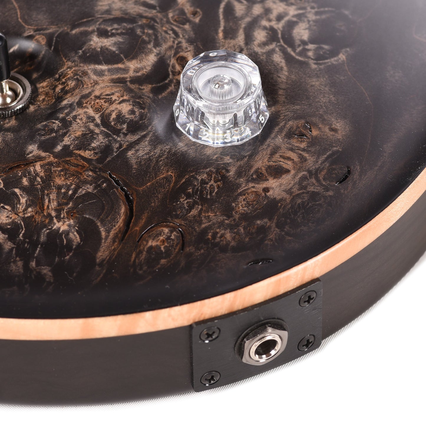 PRS Private Stock #12226 McCarty Tremolo Maple Burl/Black Limba Charcoal Satin Burst w/Macassar Ebony Neck