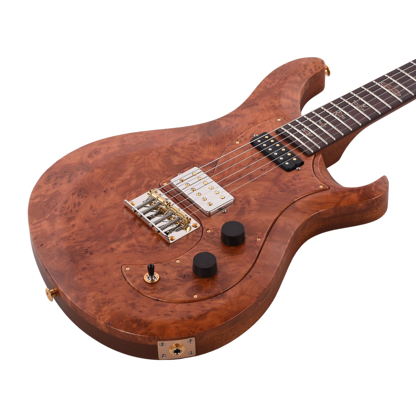 PRS Private Stock #12228 Vela Semi-Hollow Redwood/African Mahogany Antique Natural w/Matching Redwood Pickguard
