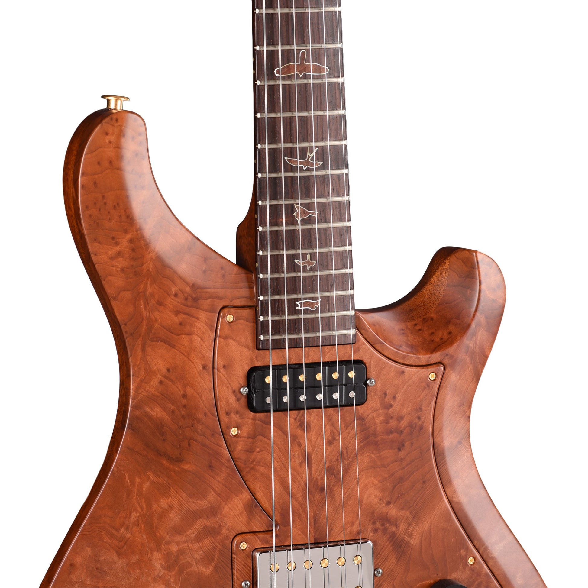 PRS Private Stock #12228 Vela Semi-Hollow Redwood/African Mahogany Antique Natural w/Matching Redwood Pickguard