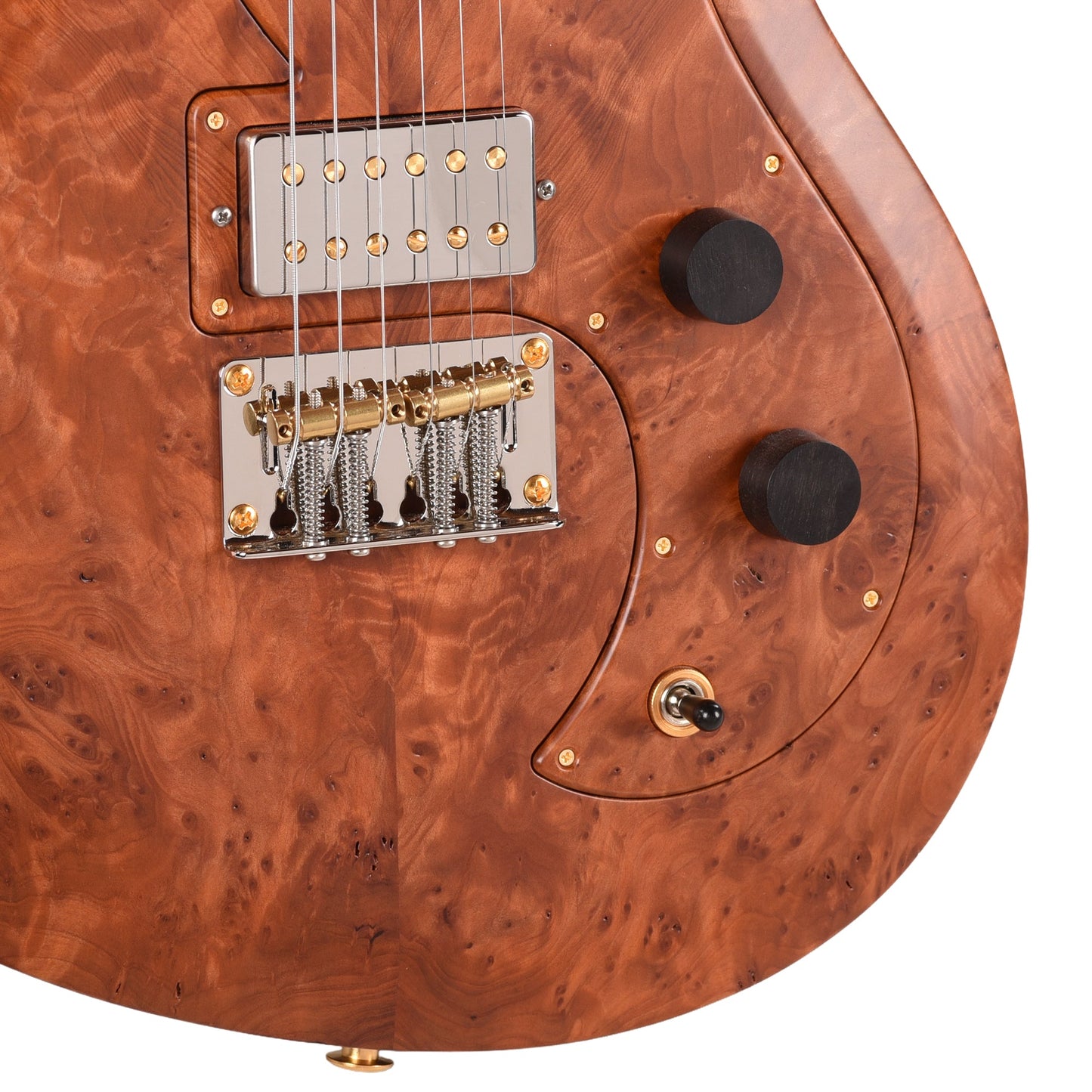 PRS Private Stock #12228 Vela Semi-Hollow Redwood/African Mahogany Antique Natural w/Matching Redwood Pickguard