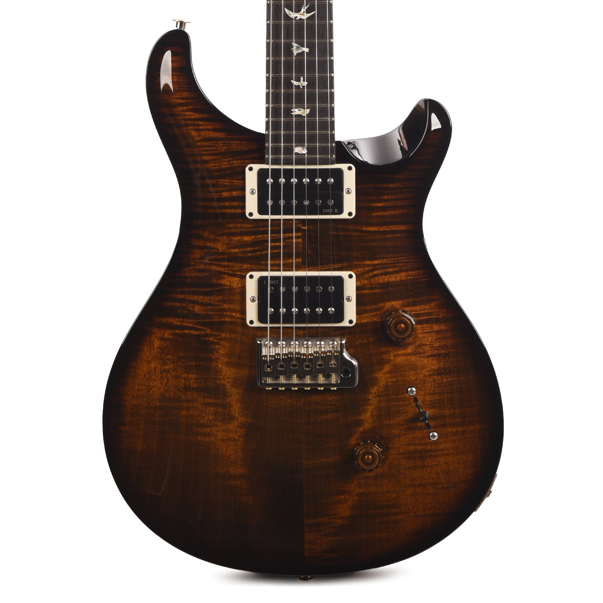 PRS Custom 24 Black Gold Wraparound Burst
