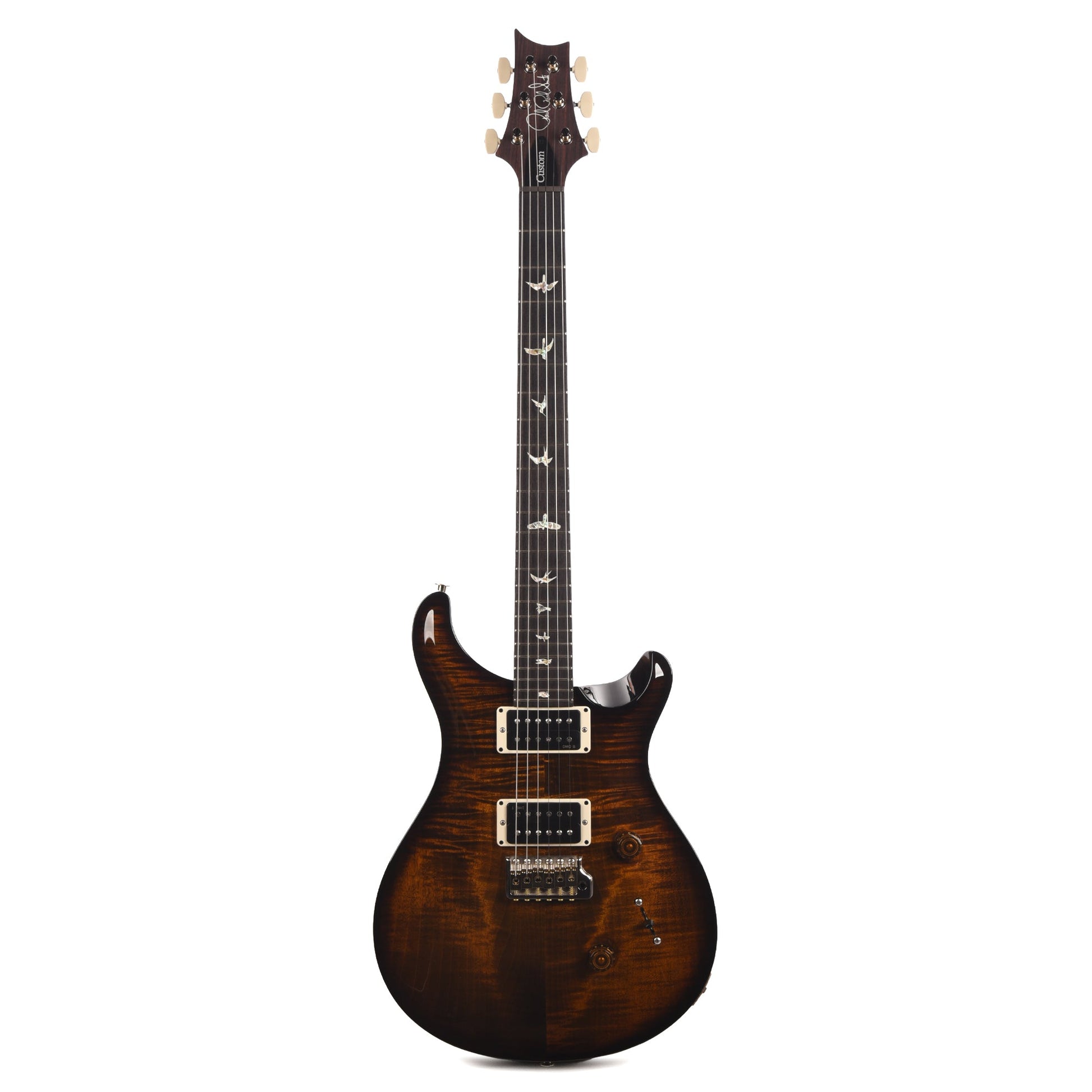 PRS Custom 24 Black Gold Wraparound Burst