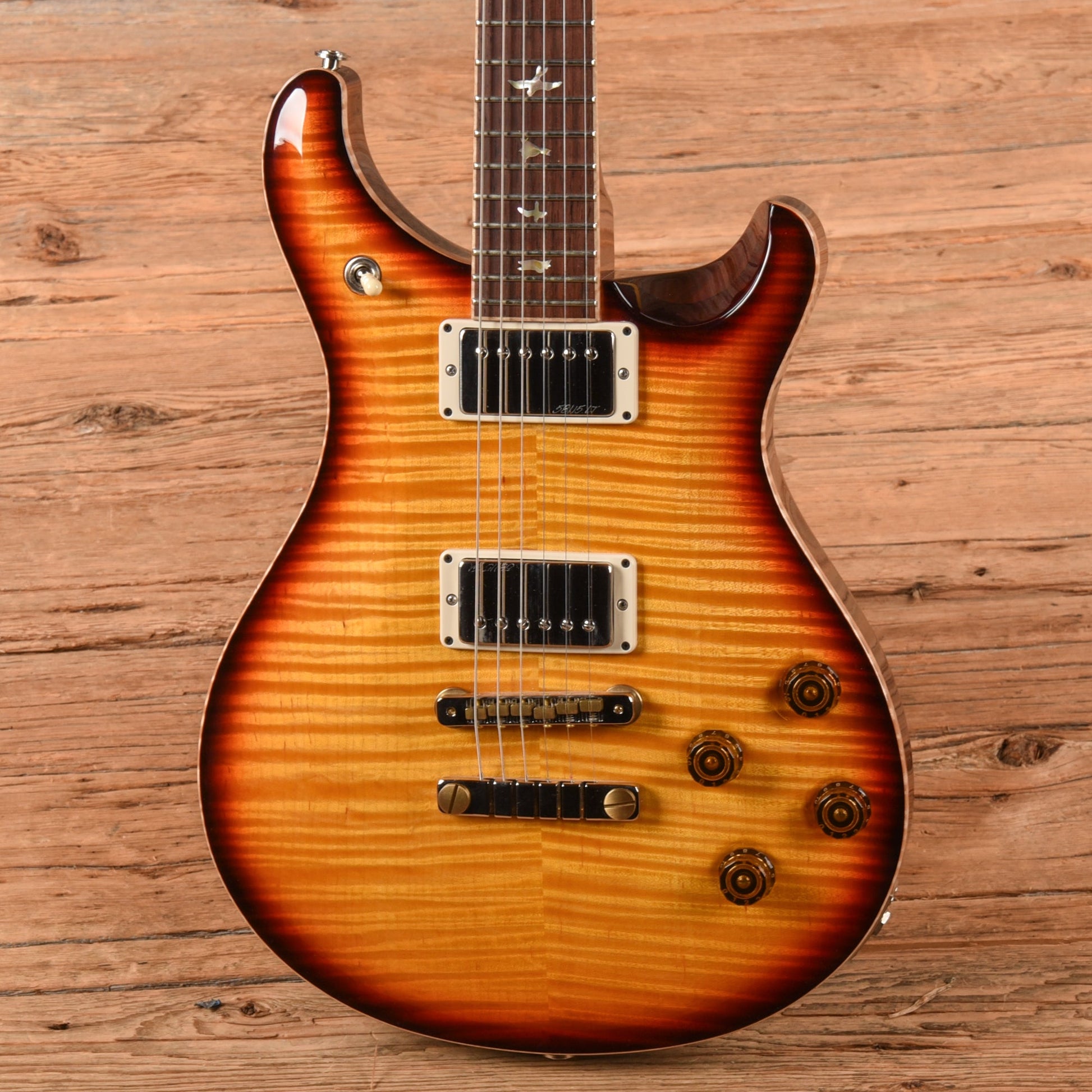 PRS Graveyard Honey Gold w/ Dark Cherry Smoked Burst 2018