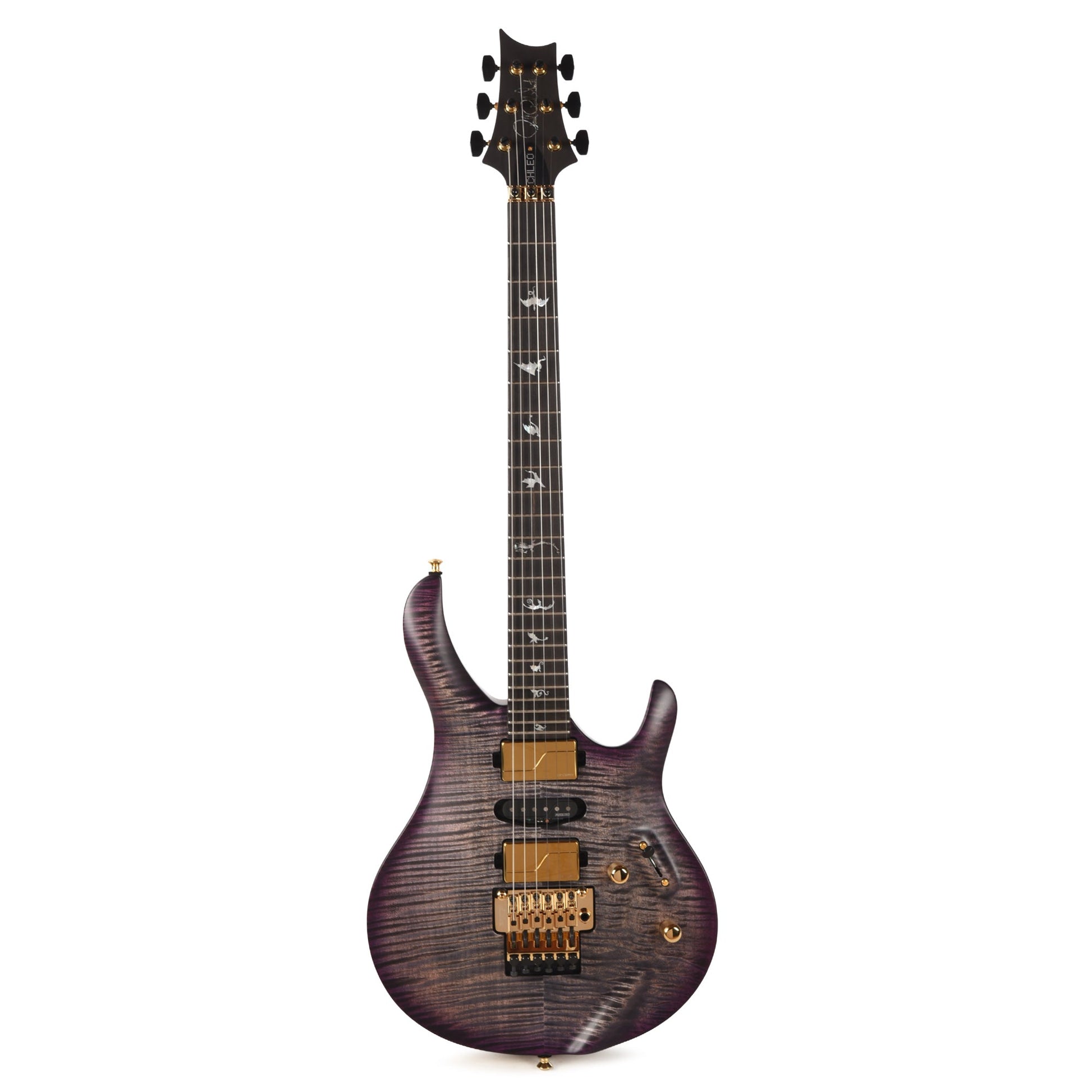 PRS Limited Edition Chleo Charcoal Purple Wraparound Burst w/Herman Li Signature Fishman Fluence Pickups