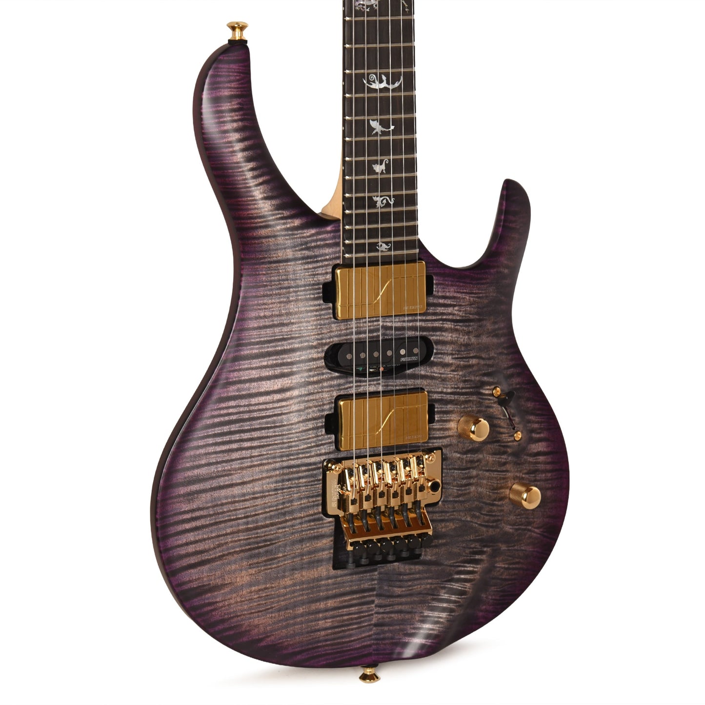PRS Limited Edition Chleo Charcoal Purple Wraparound Burst w/Herman Li Signature Fishman Fluence Pickups