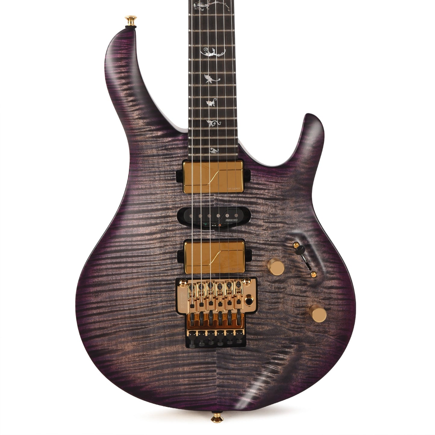 PRS Limited Edition Chleo Charcoal Purple Wraparound Burst w/Herman Li Signature Fishman Fluence Pickups