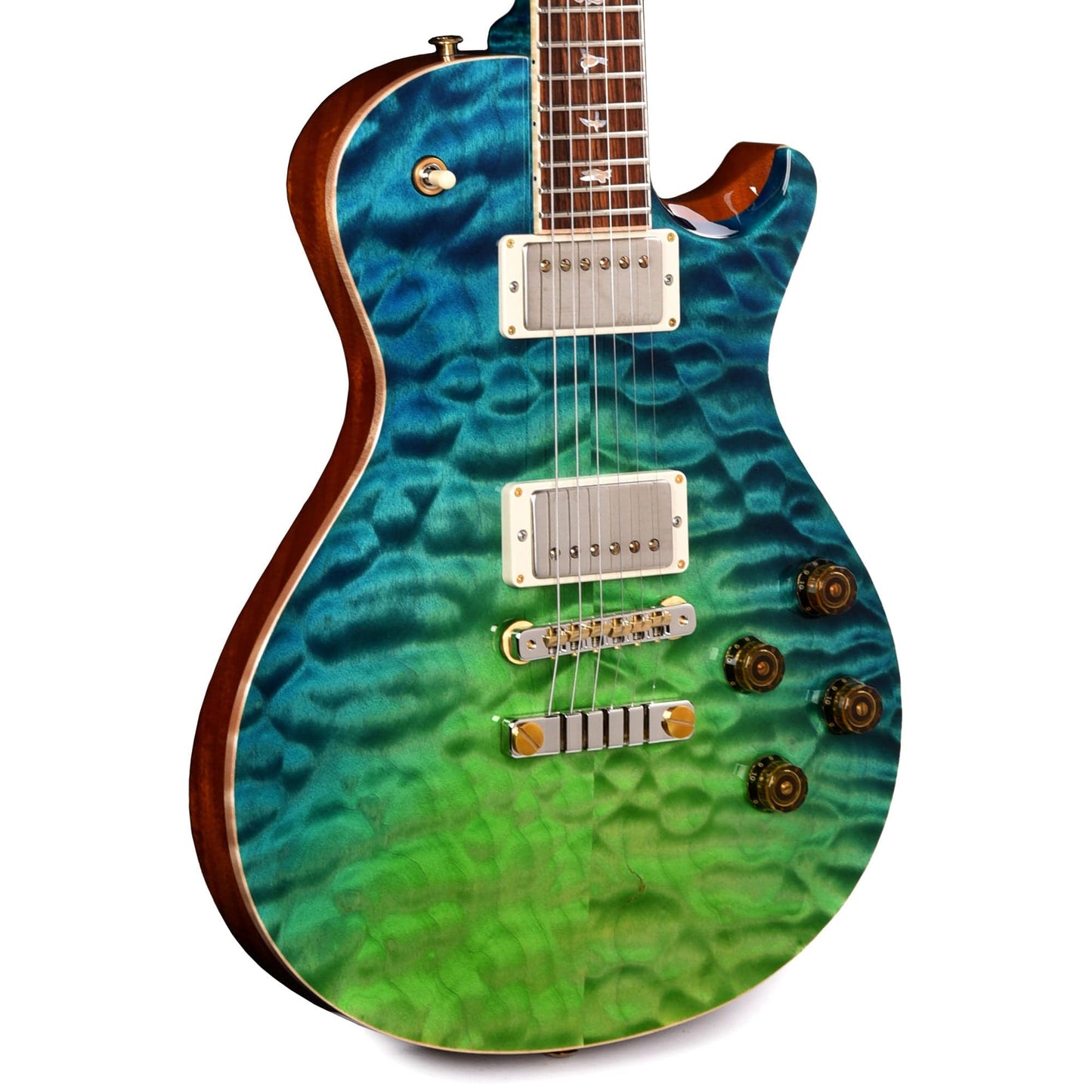 PRS Private Stock #10453 McCarty 594 Single Cut Laguna Dragon's Breath Quilt Maple w/Stained Curly Maple Neck & Cocobolo Fingerboard (2023)