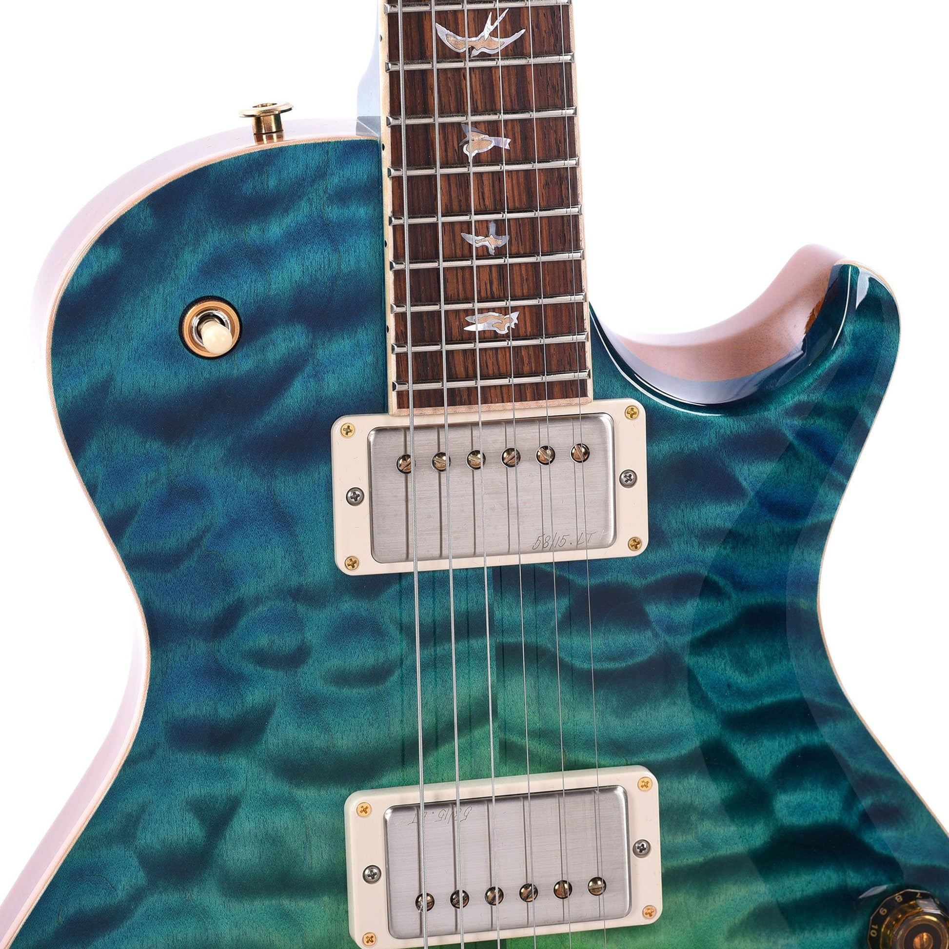 PRS Private Stock #10453 McCarty 594 Single Cut Laguna Dragon's Breath Quilt Maple w/Stained Curly Maple Neck & Cocobolo Fingerboard (2023)