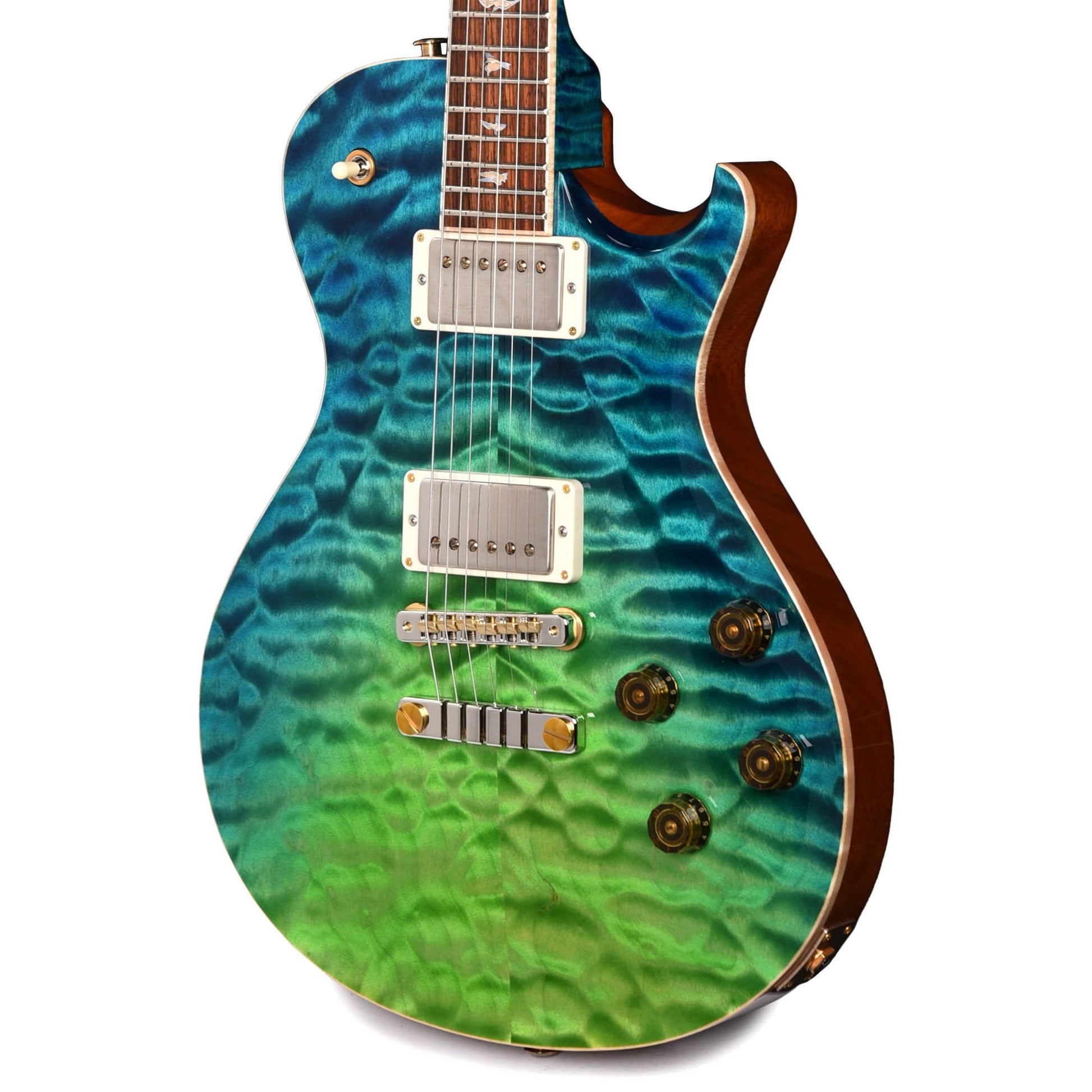 PRS Private Stock #10453 McCarty 594 Single Cut Laguna Dragon's Breath Quilt Maple w/Stained Curly Maple Neck & Cocobolo Fingerboard (2023)