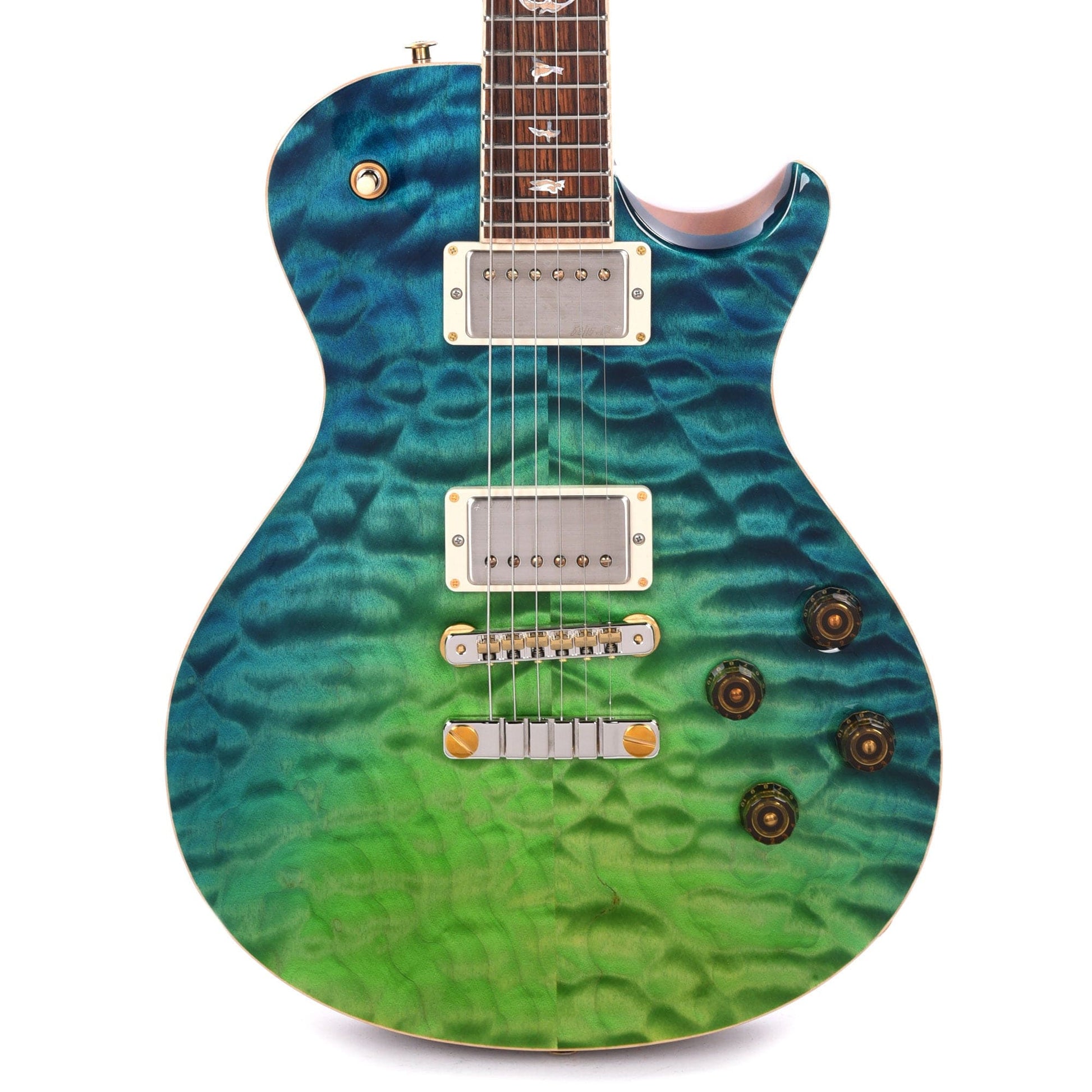 PRS Private Stock #10453 McCarty 594 Single Cut Laguna Dragon's Breath Quilt Maple w/Stained Curly Maple Neck & Cocobolo Fingerboard (2023)