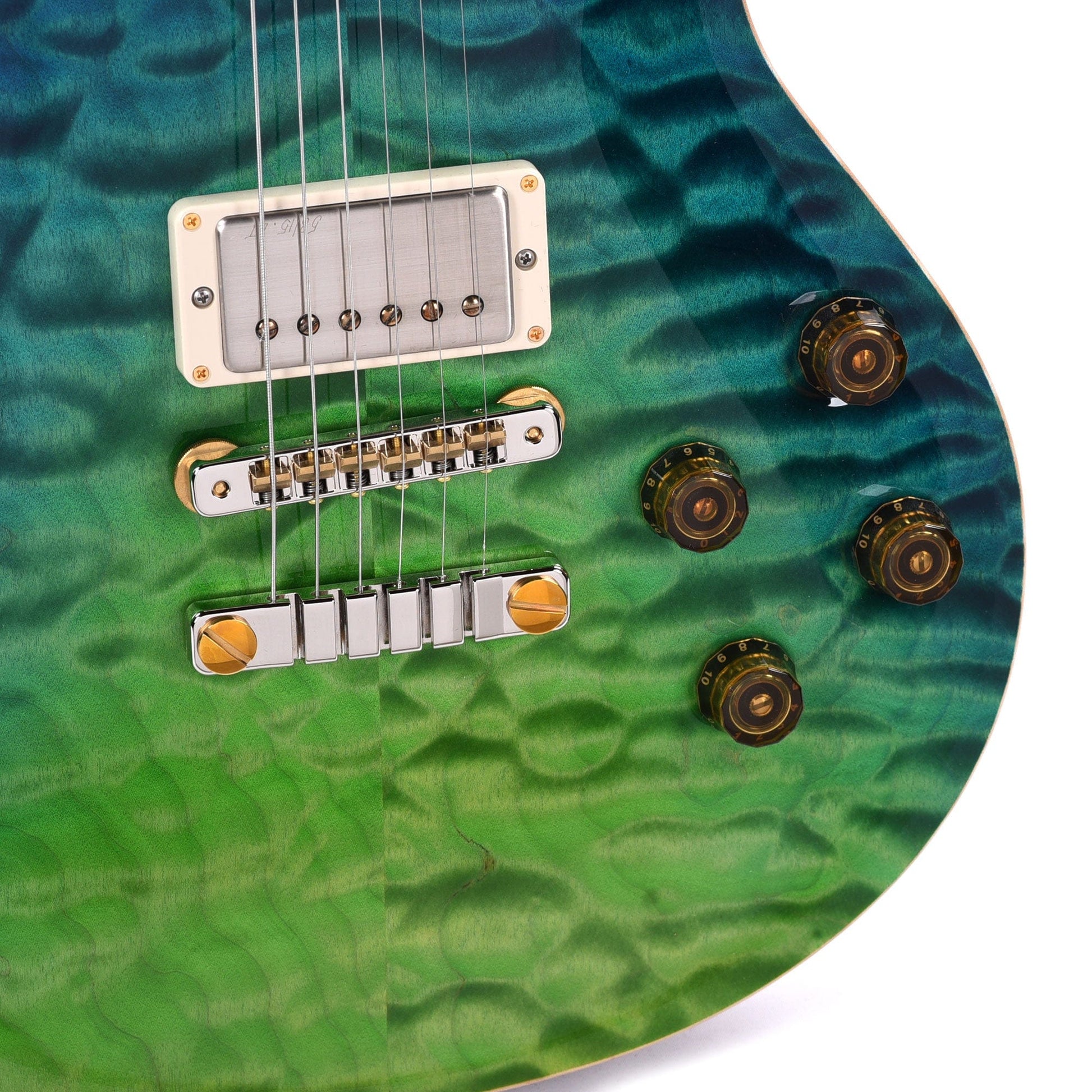 PRS Private Stock #10453 McCarty 594 Single Cut Laguna Dragon's Breath Quilt Maple w/Stained Curly Maple Neck & Cocobolo Fingerboard (2023)