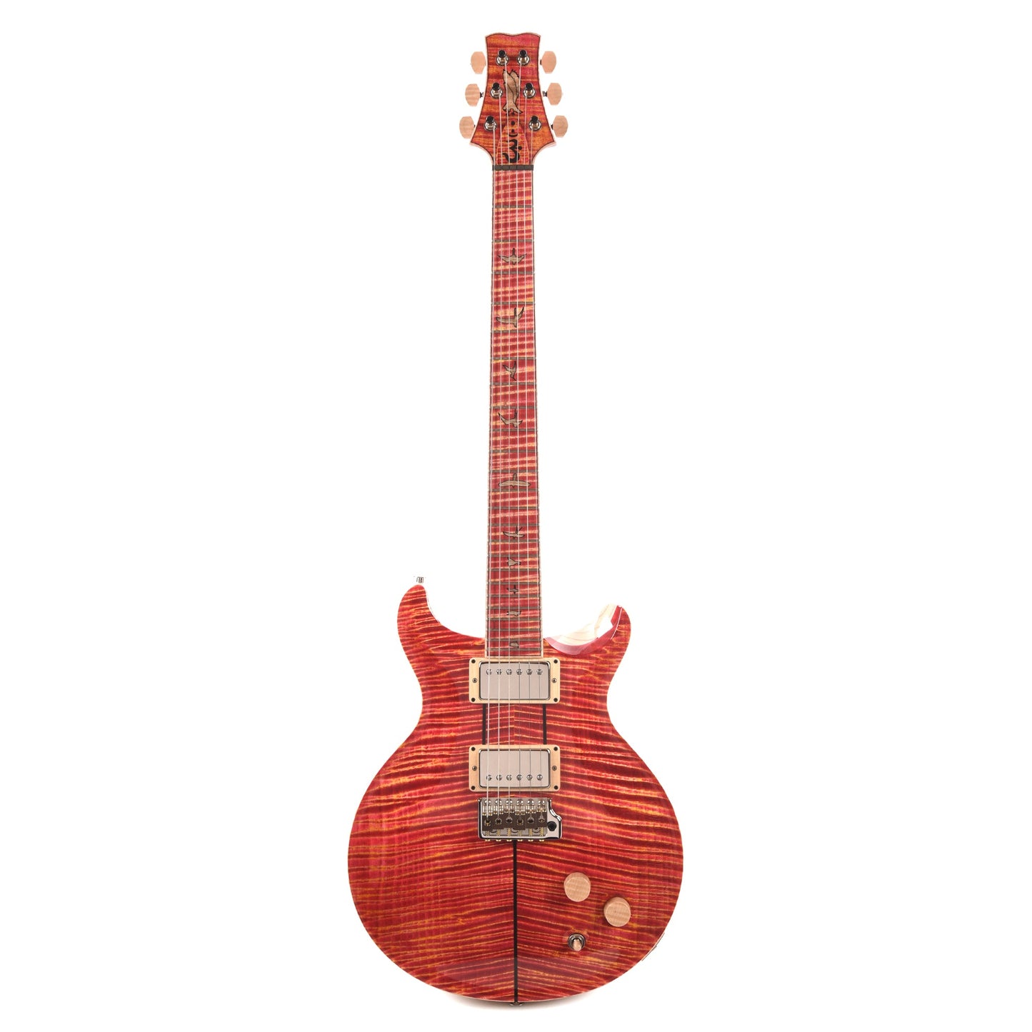 PRS Private Stock #11763 Santana Curly Maple/Swamp Ash Raspberry Lemon w/Stained Curly Maple Neck & Fingerboard