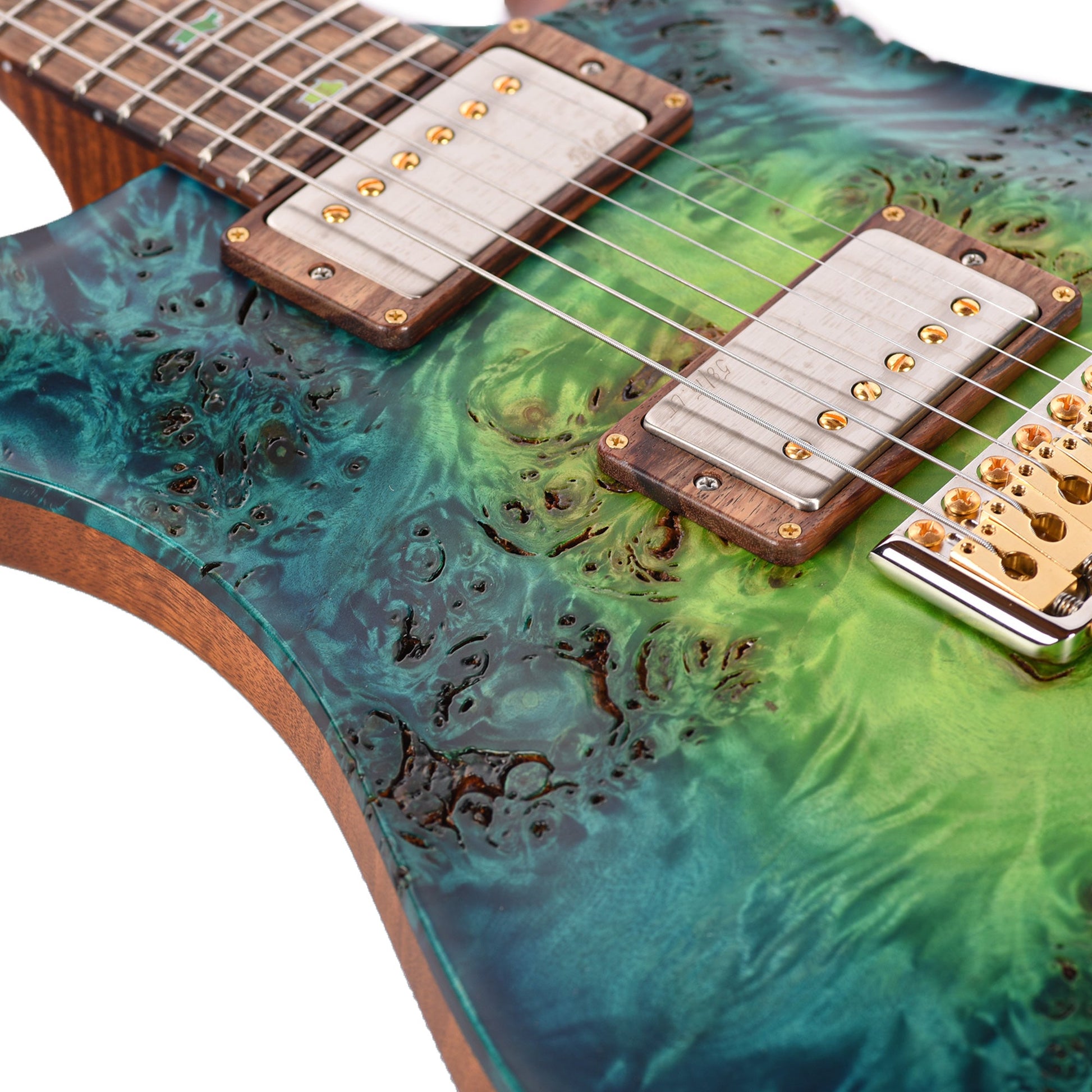 PRS Private Stock #11768 Custom 24 Poplar Burl/African Mahogany Laguna Glow w/Flamed Mahogany Neck & Hormigo Fingerboard