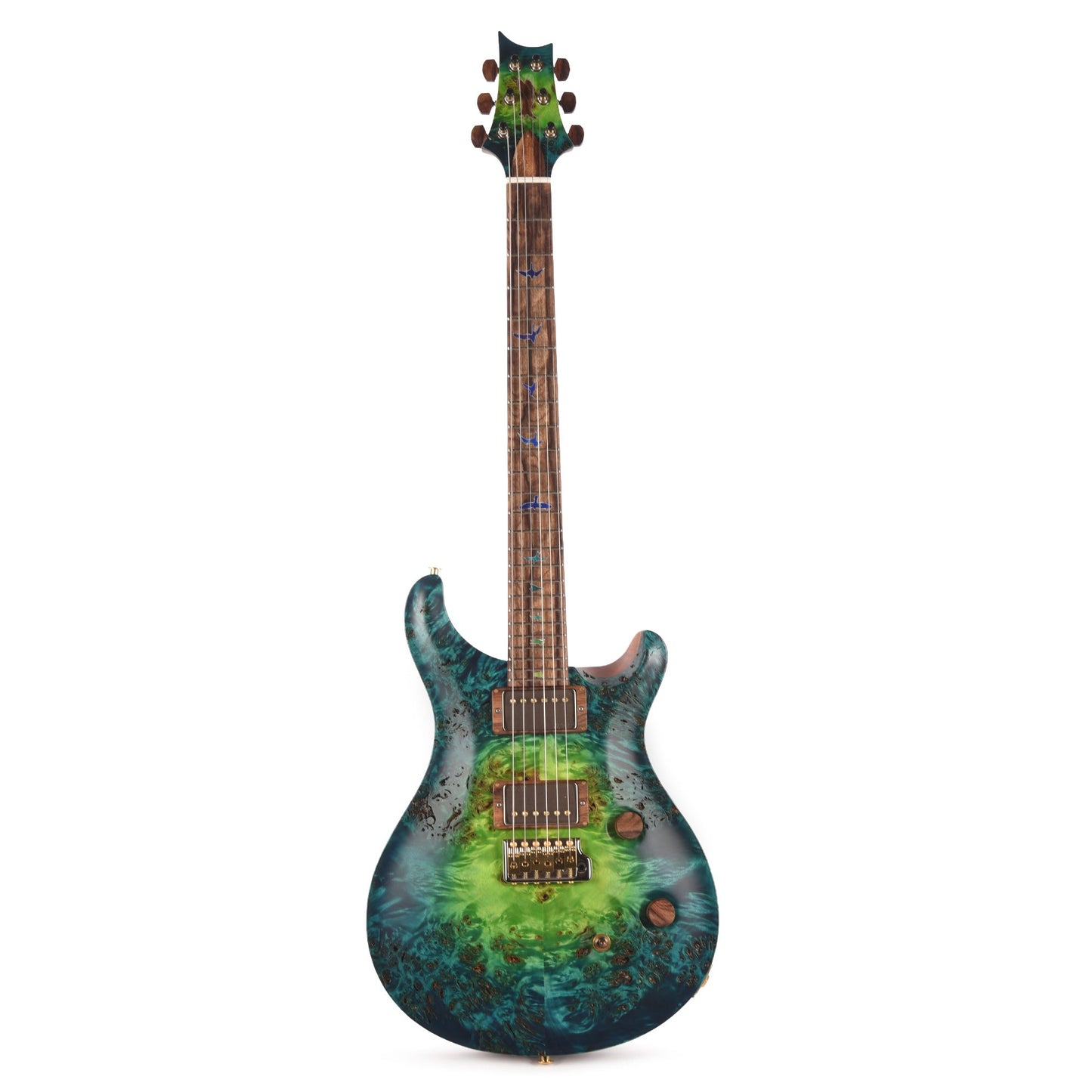 PRS Private Stock #11768 Custom 24 Poplar Burl/African Mahogany Laguna Glow w/Flamed Mahogany Neck & Hormigo Fingerboard